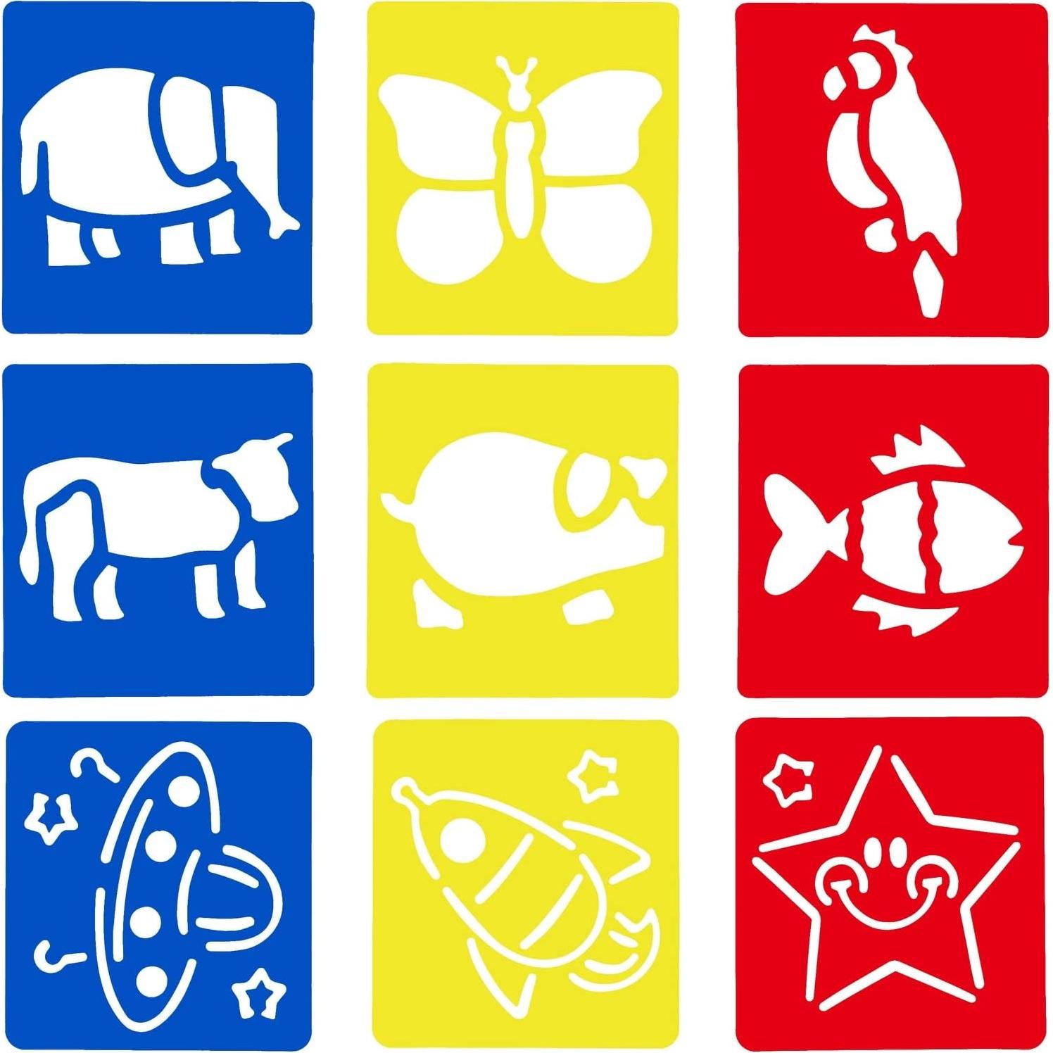 Juvale 54 Plantillas de Dibujo para Manualidades Infantiles