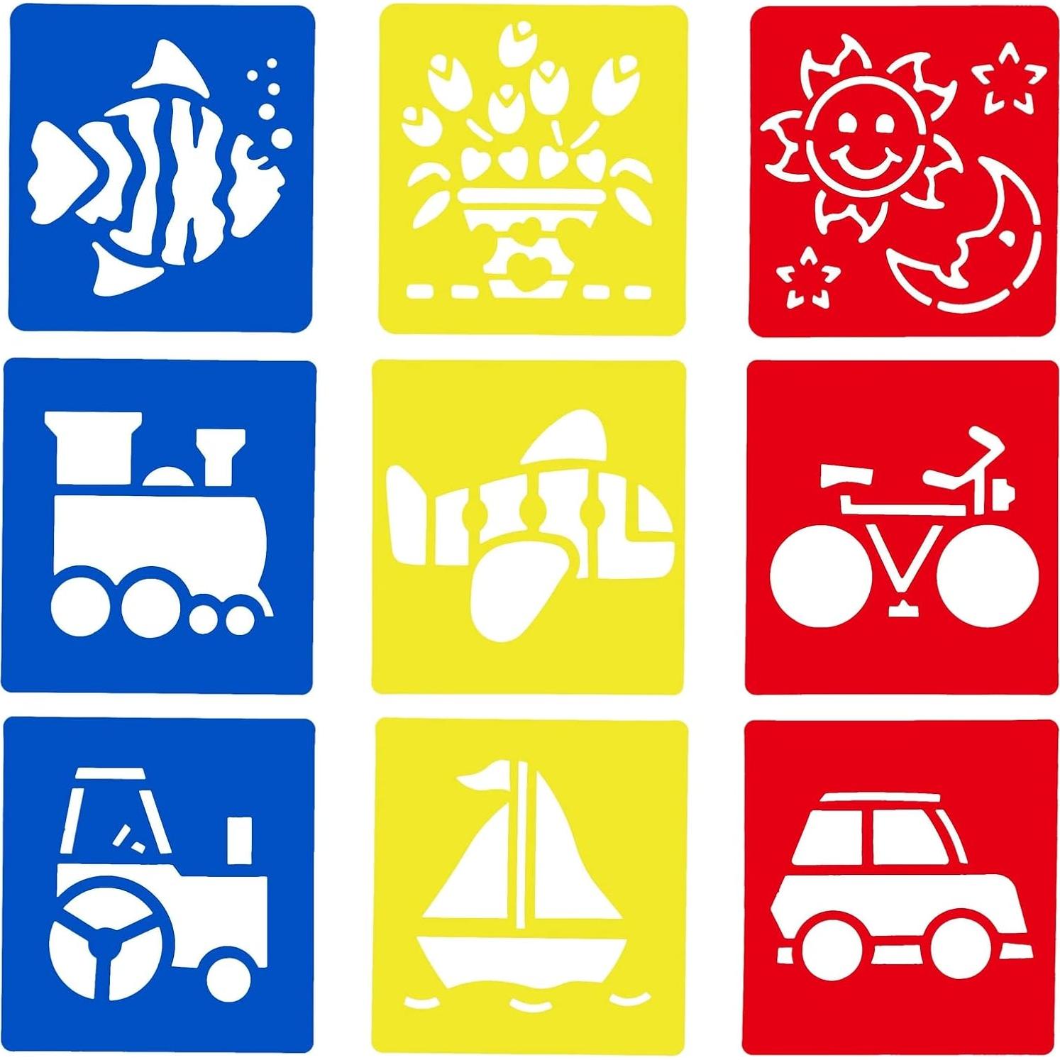 Juvale 54 Plantillas de Dibujo para Manualidades Infantiles