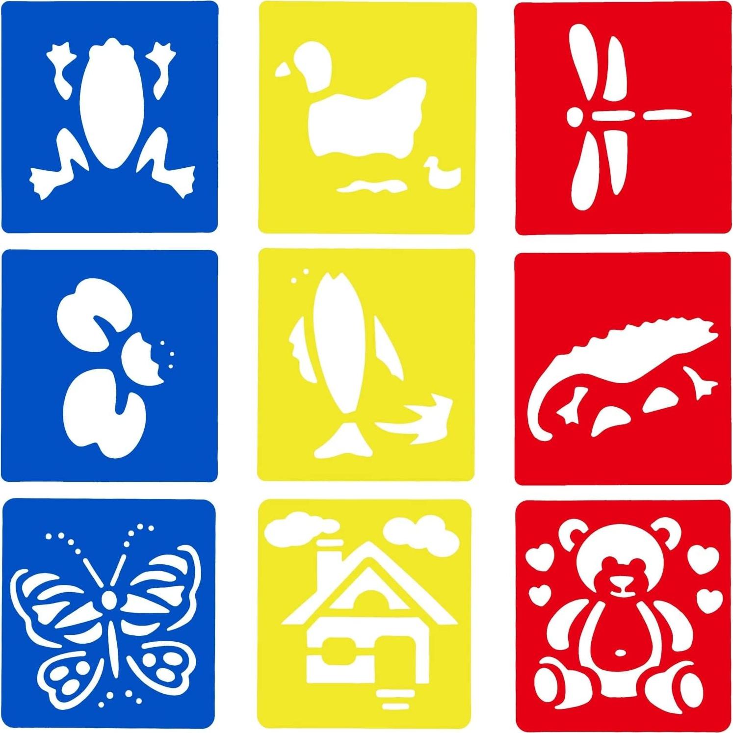 Juvale 54 Plantillas de Dibujo para Manualidades Infantiles