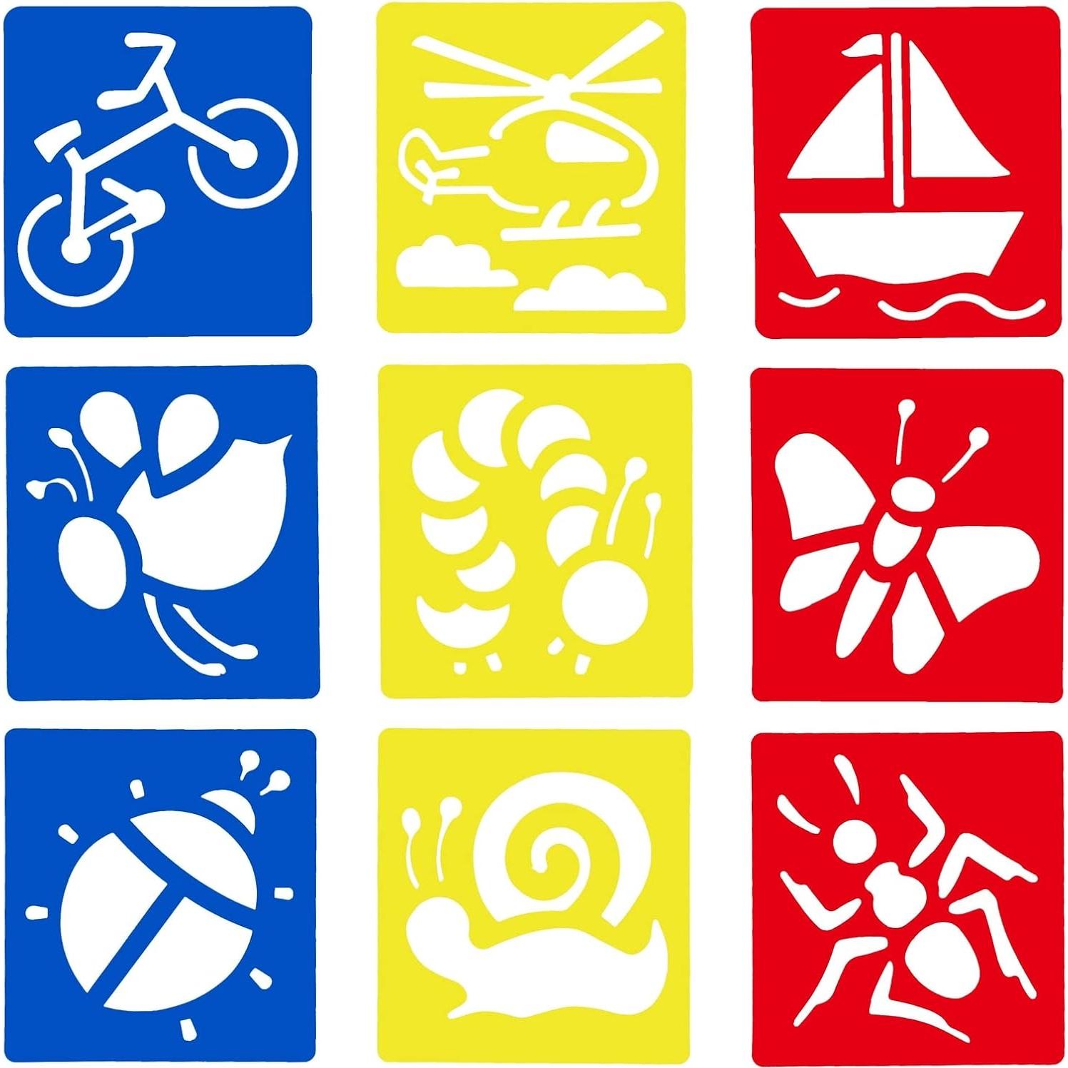 Juvale 54 Plantillas de Dibujo para Manualidades Infantiles