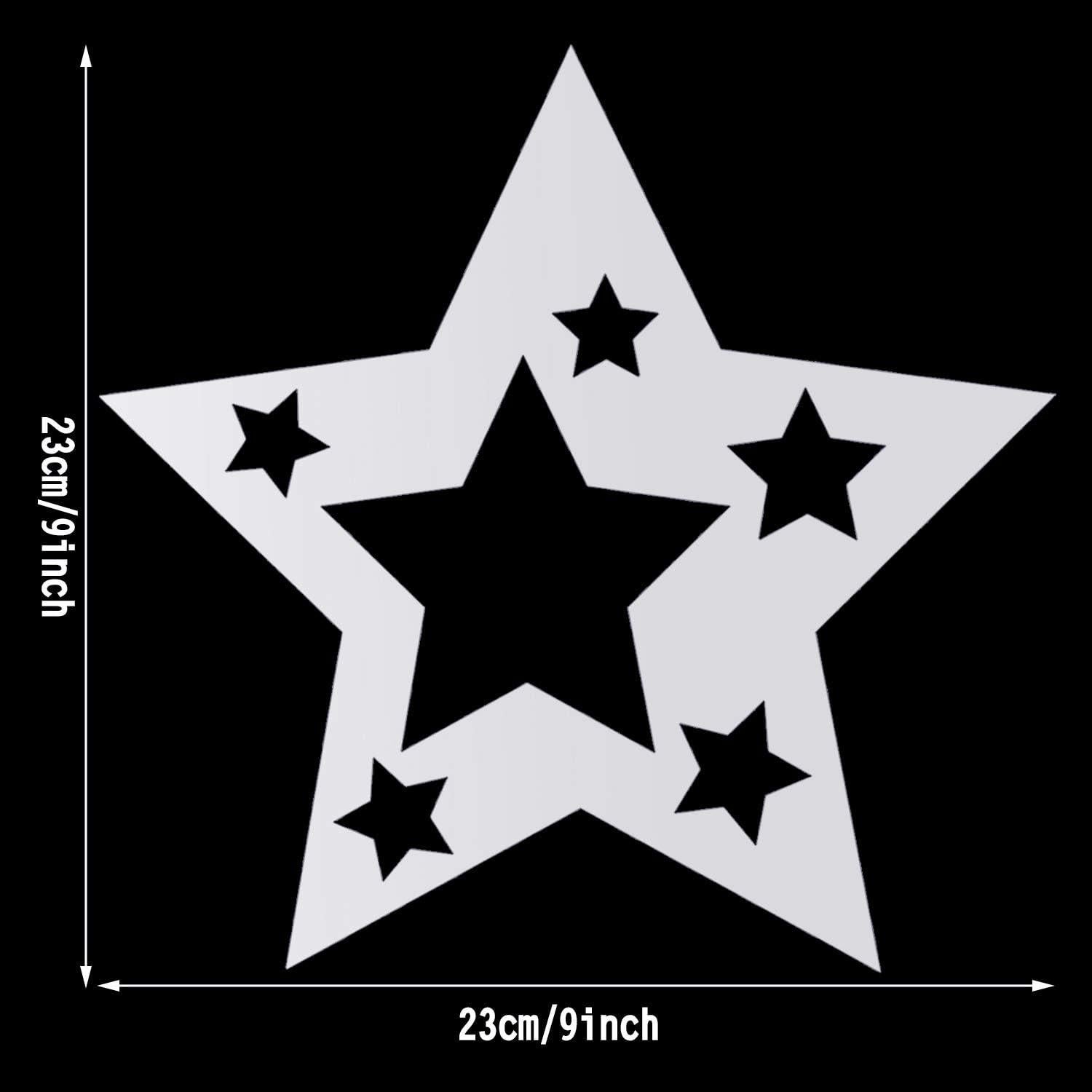 Set de 12 Plantillas de Dibujo de Plástico Outus 23x23 cm