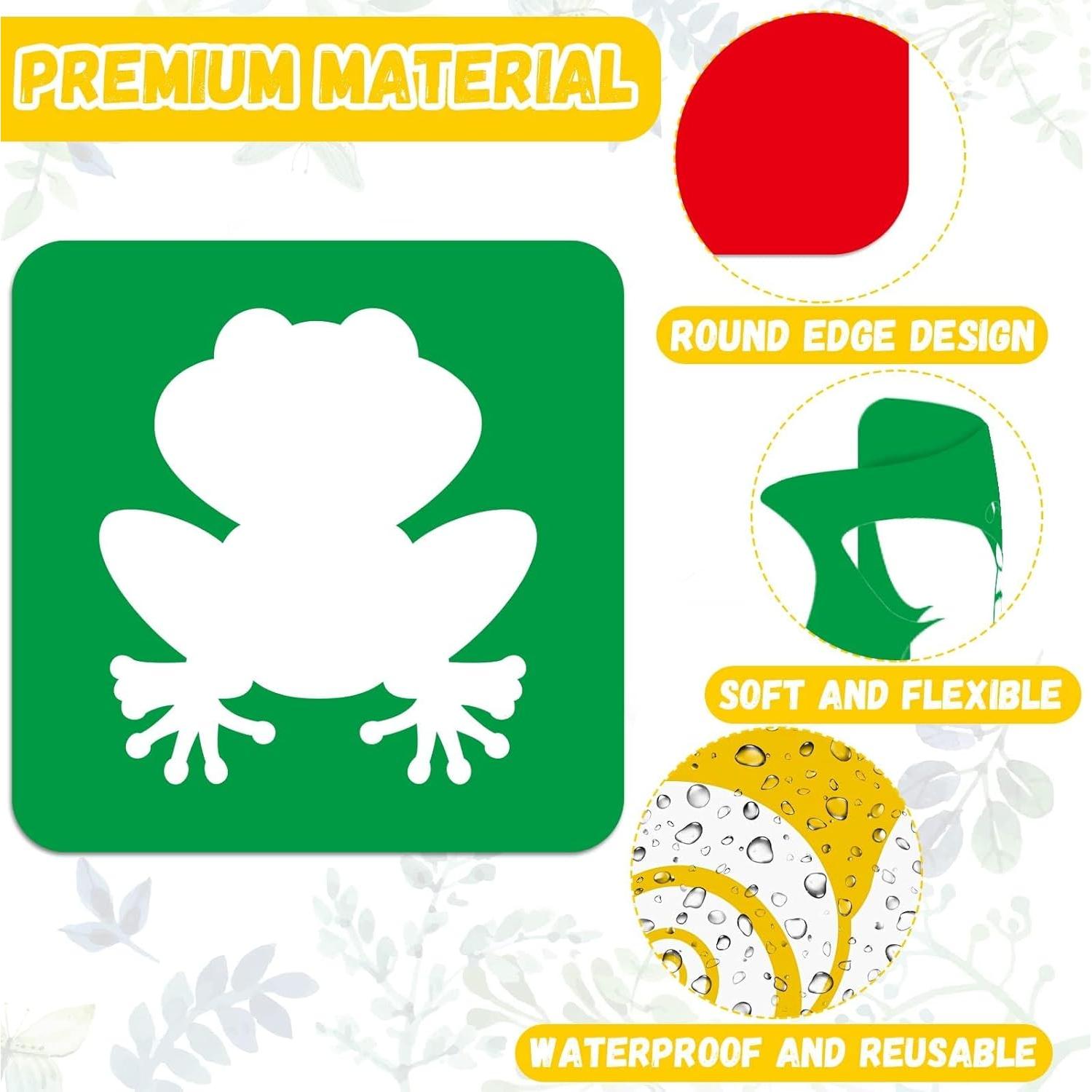 Plantillas de Dibujo Primavera Verano 36 Piezas Qyeahkj