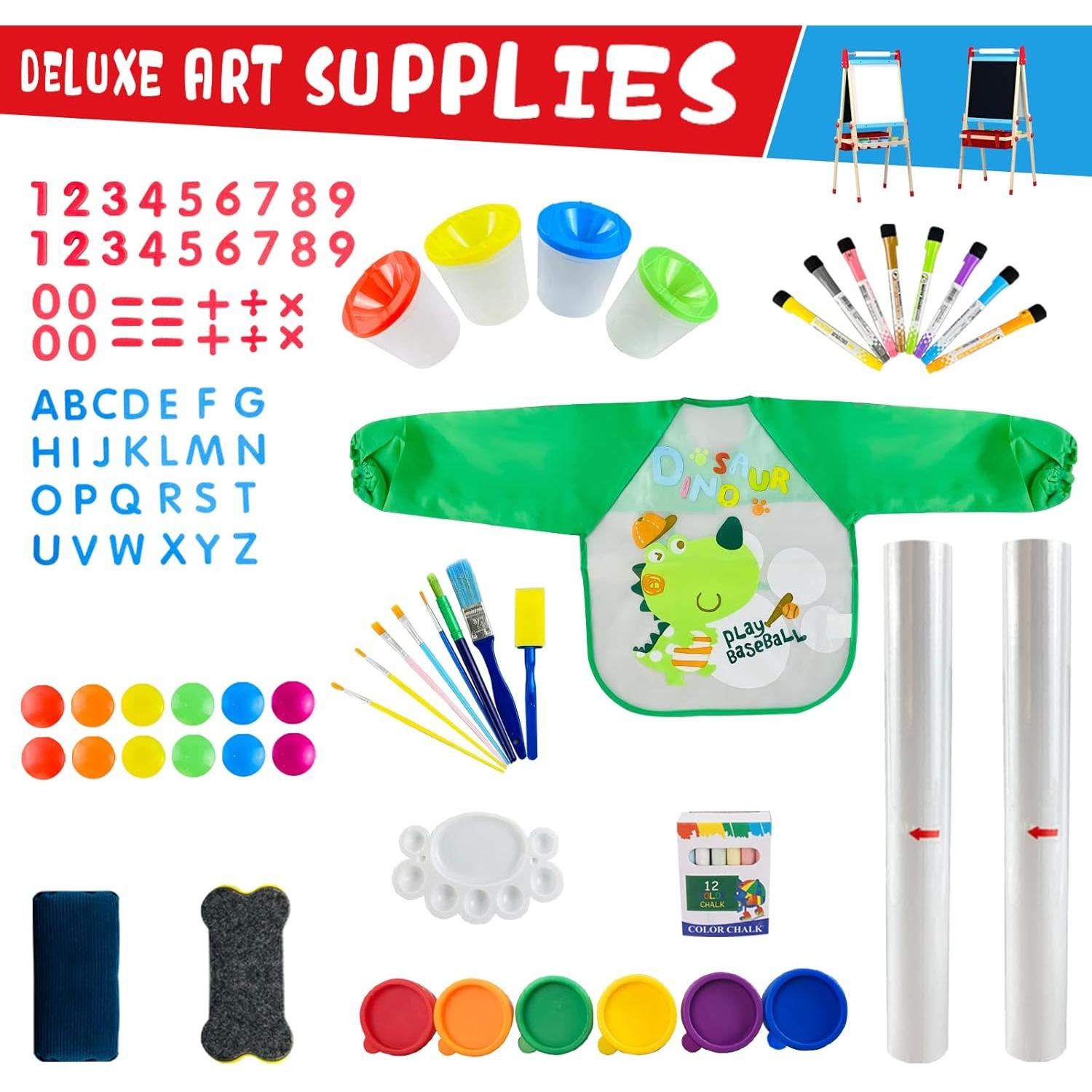 Caballete de Arte Ajustable WOOD CITY para Niños 2-12 Años