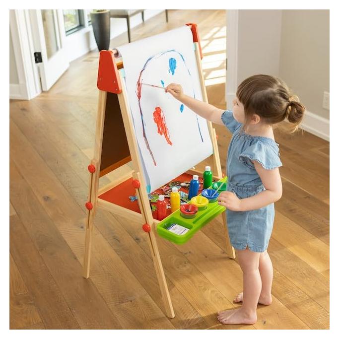 Caballete de Arte Doble Cara Fat Brain Toys con Pintura y Accesorios