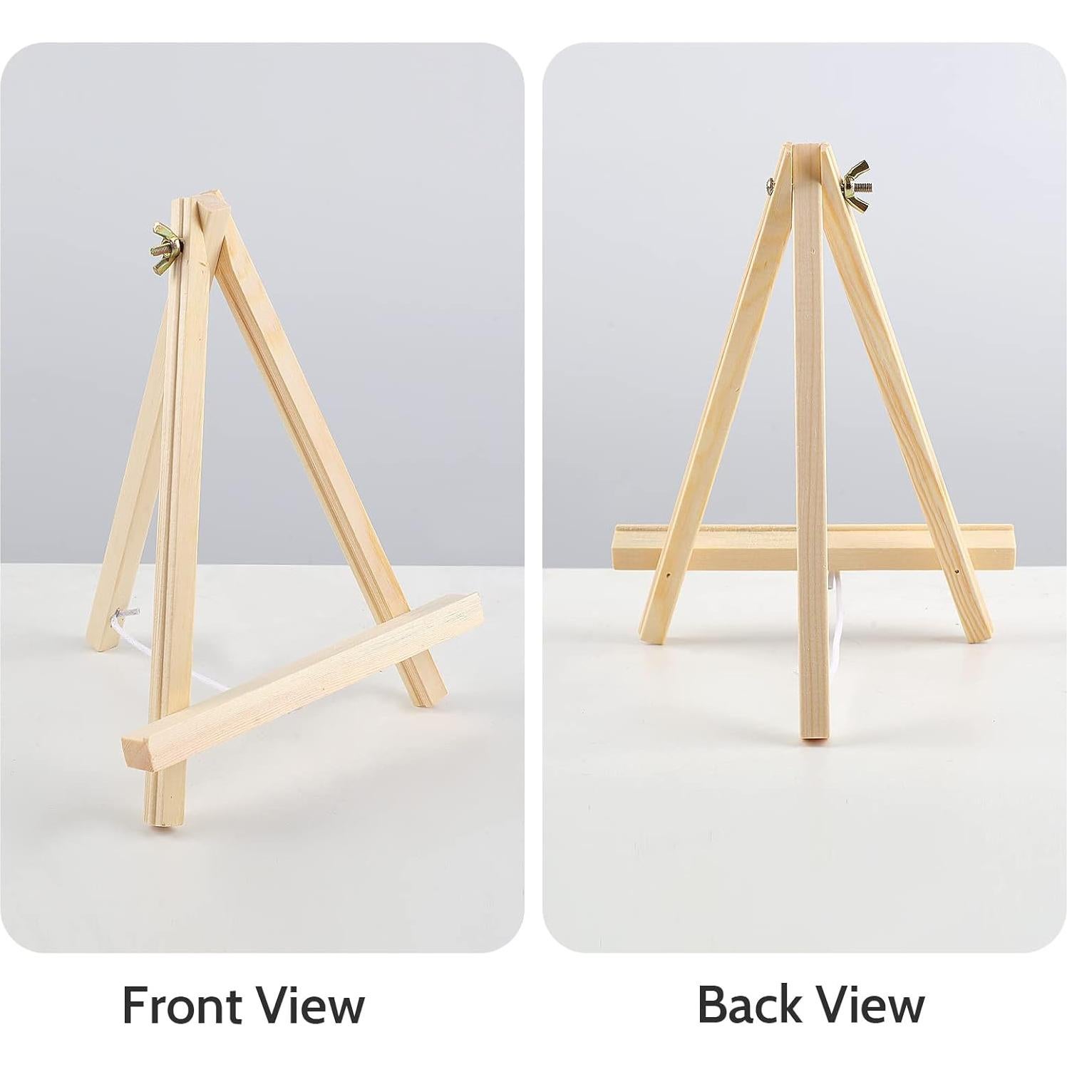 6 Caballetes de Madera HXSEMAYIG 23 cm para Pintura