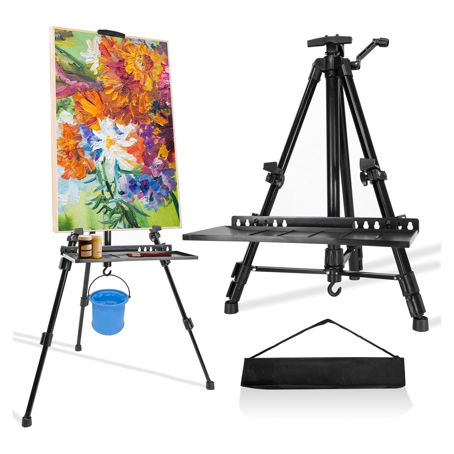 Caballete de Arte PUJIANG Ajustable 50.8-154.9 cm con Bolsa