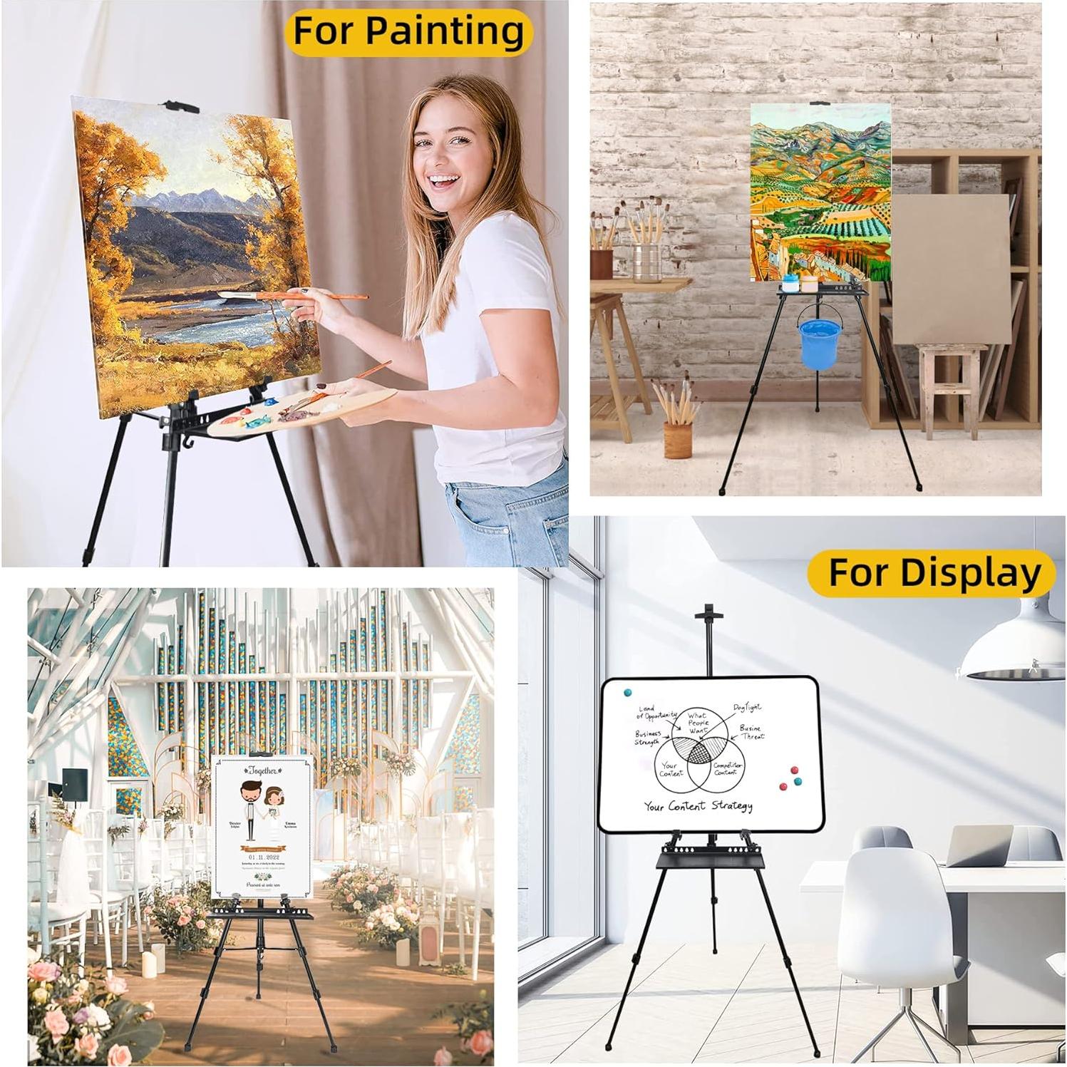 Caballete de Arte PUJIANG Ajustable 50.8-154.9 cm con Bolsa