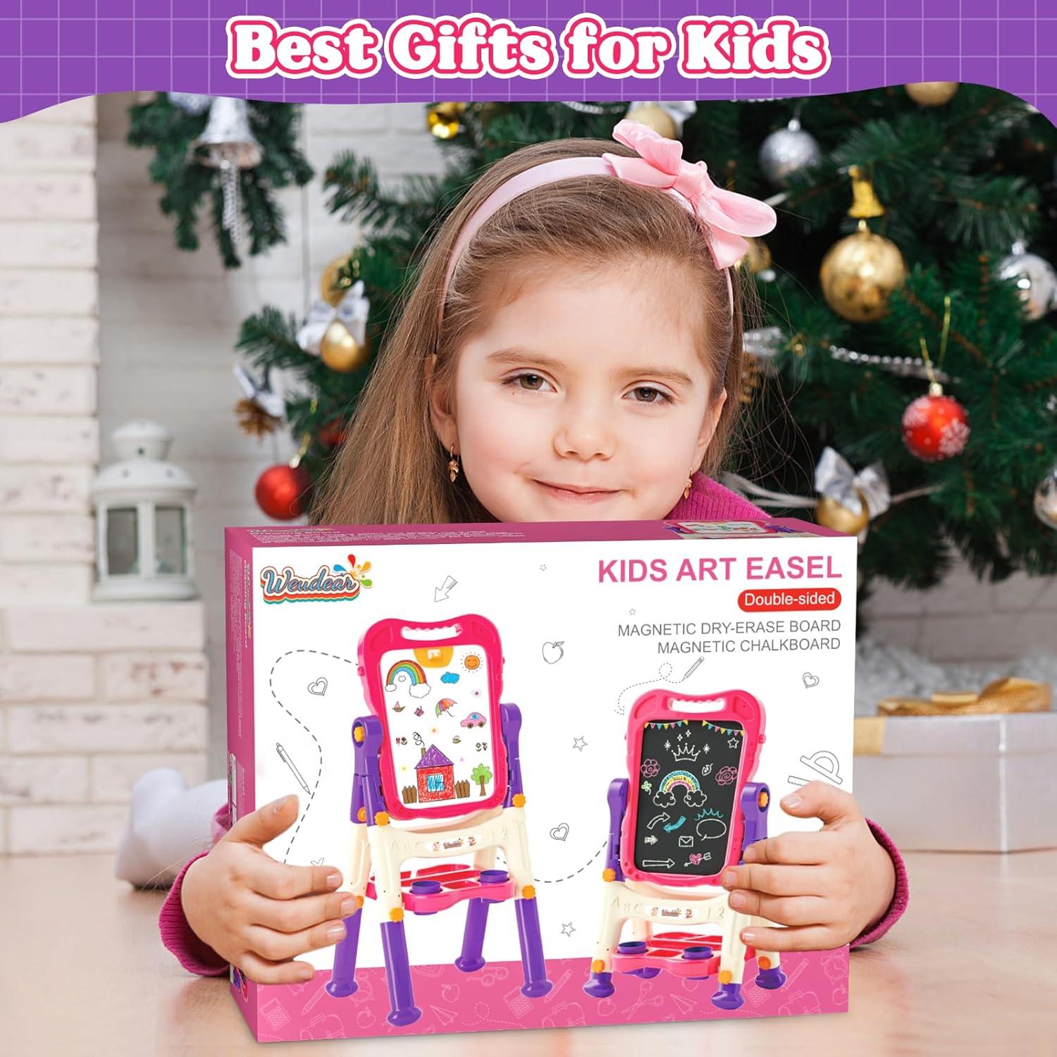 Caballete de Arte Weudear PINK para Niños 2-5 Años