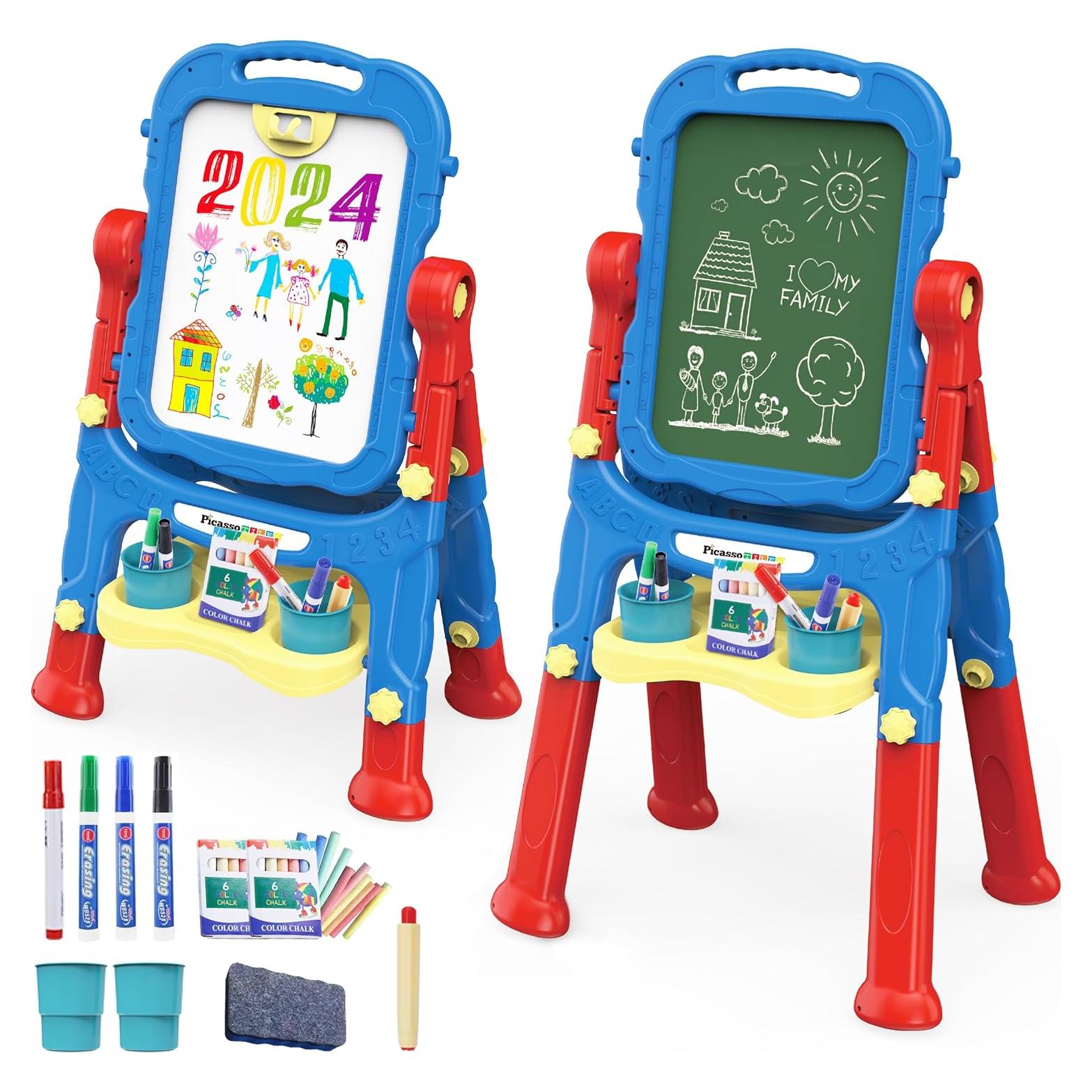 Caballete de Arte PicassoTiles PBT02 Ajustable 2 en 1