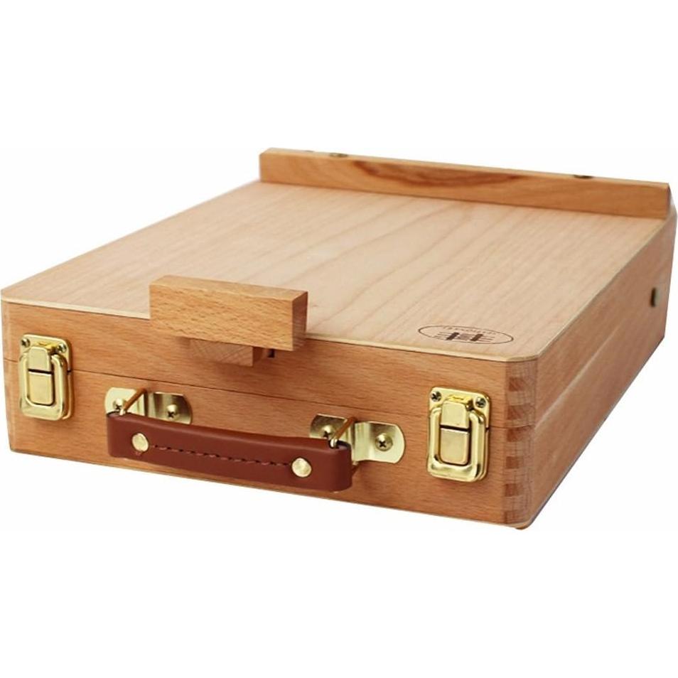 Caja de Suministros de Arte Kuyal - Caballete de Madera Ajustable