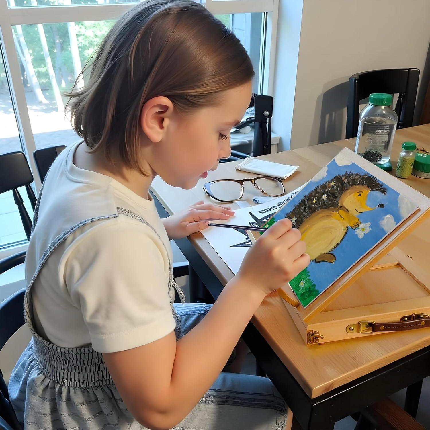 Juego de Caballetes Falling in Art - Kit de Pintura 29 Piezas