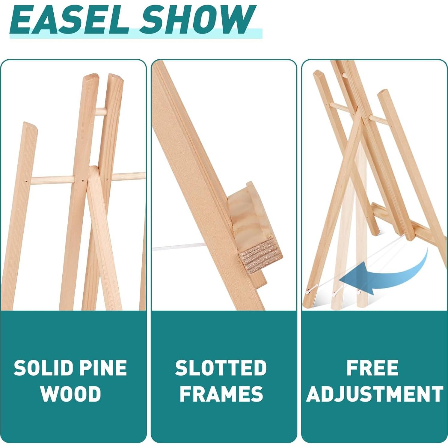 Caballete de Mesa ESRICH 2Pack 40.64 cm Madera Plegable