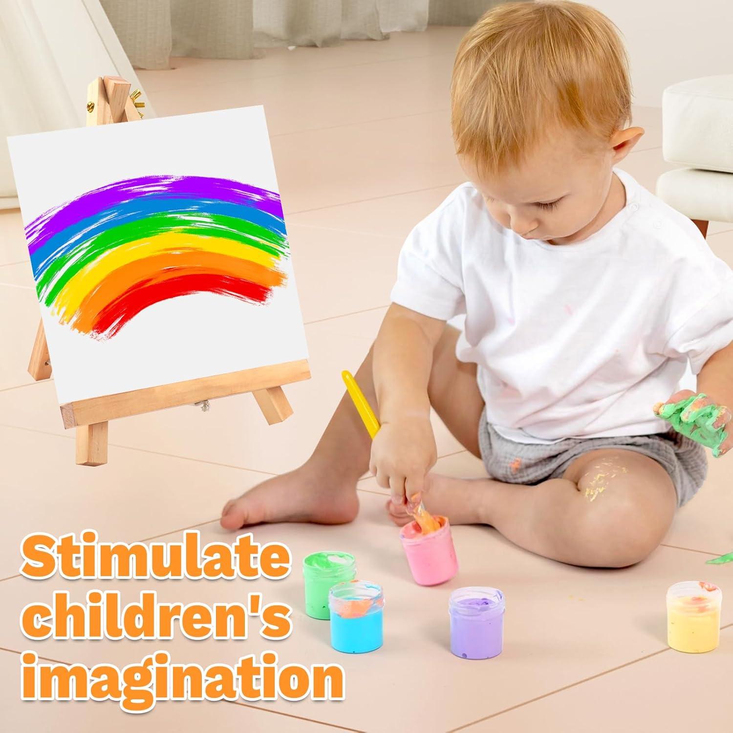 Paquete de 10 caballetes de madera CZWZ 23 cm para arte