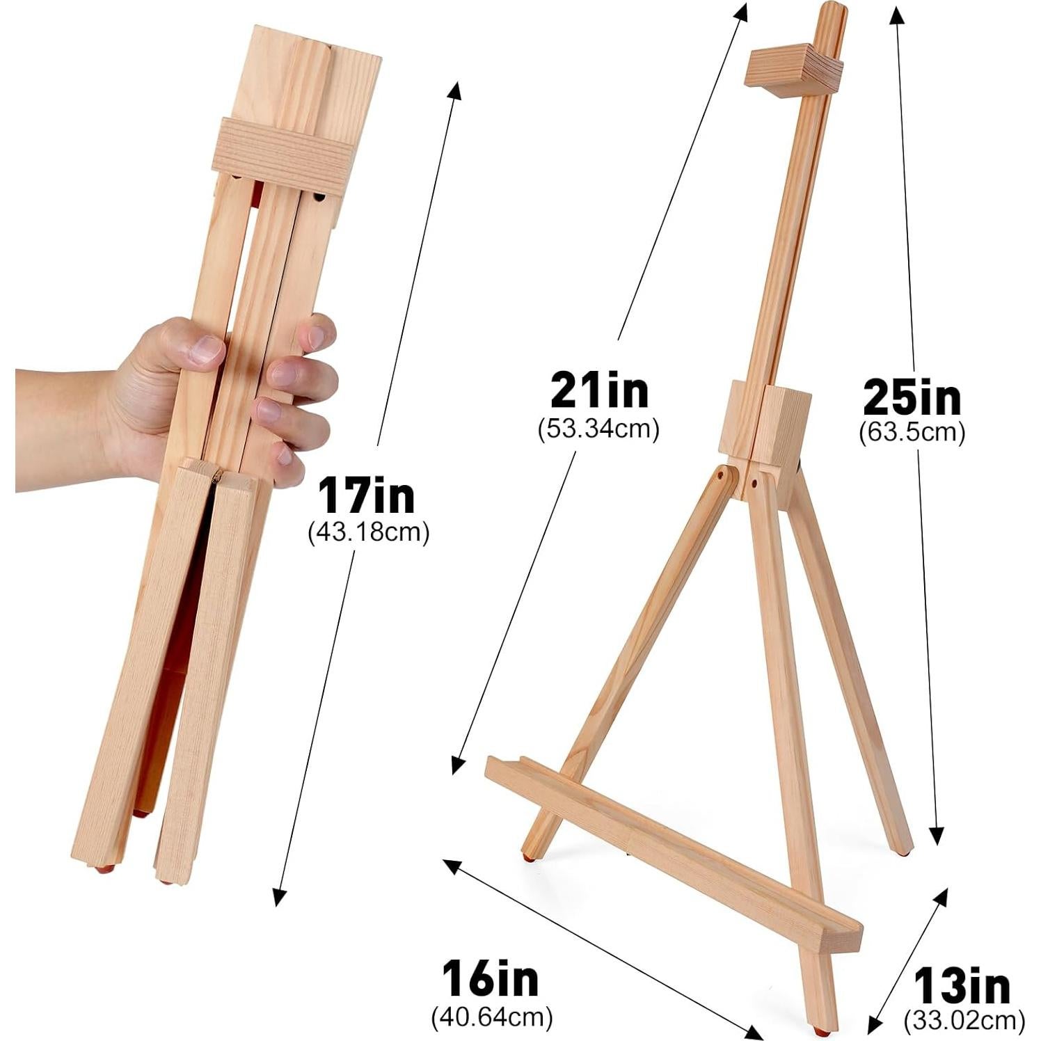 Caballete de Mesa Plegable ESRICH de Madera Ajustable 53 cm