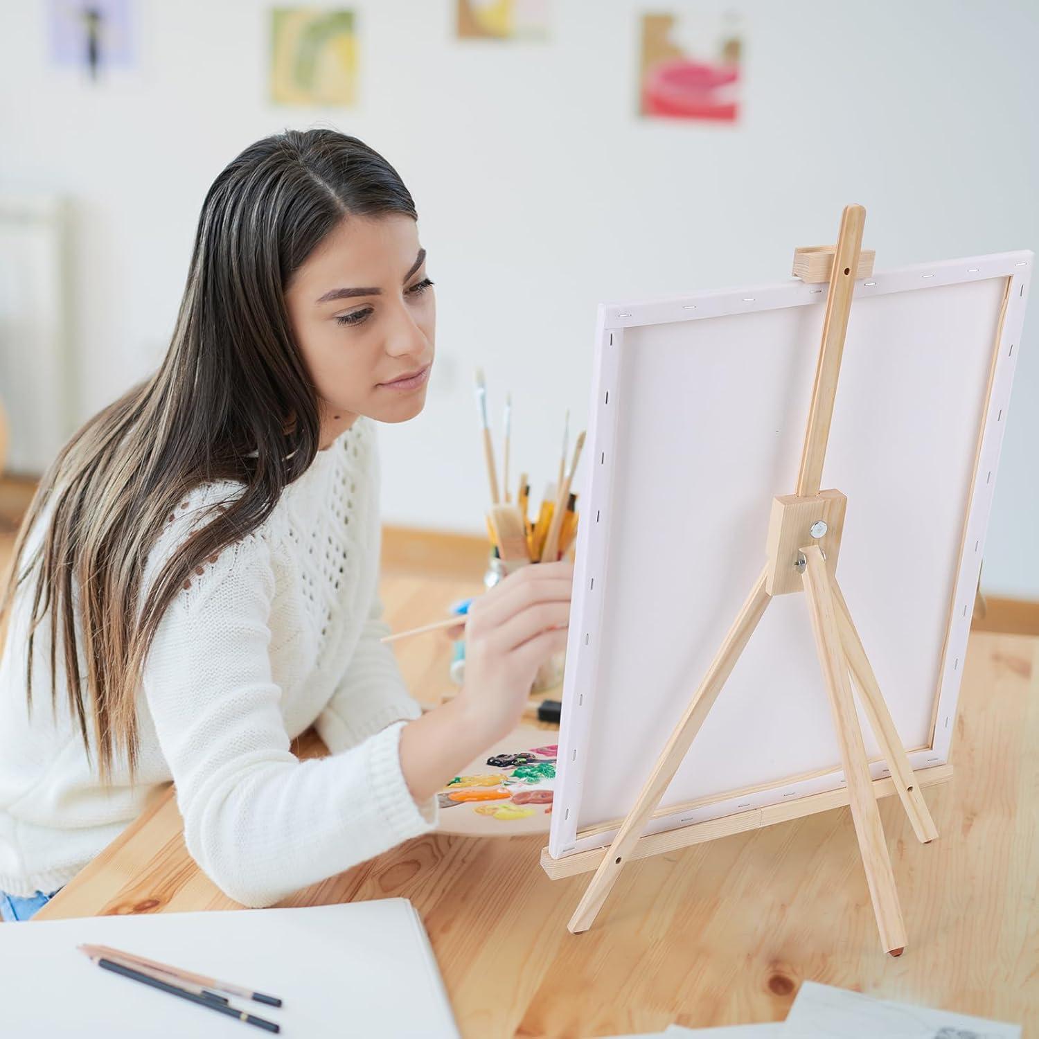Caballete de Mesa Plegable ESRICH de Madera Ajustable 53 cm