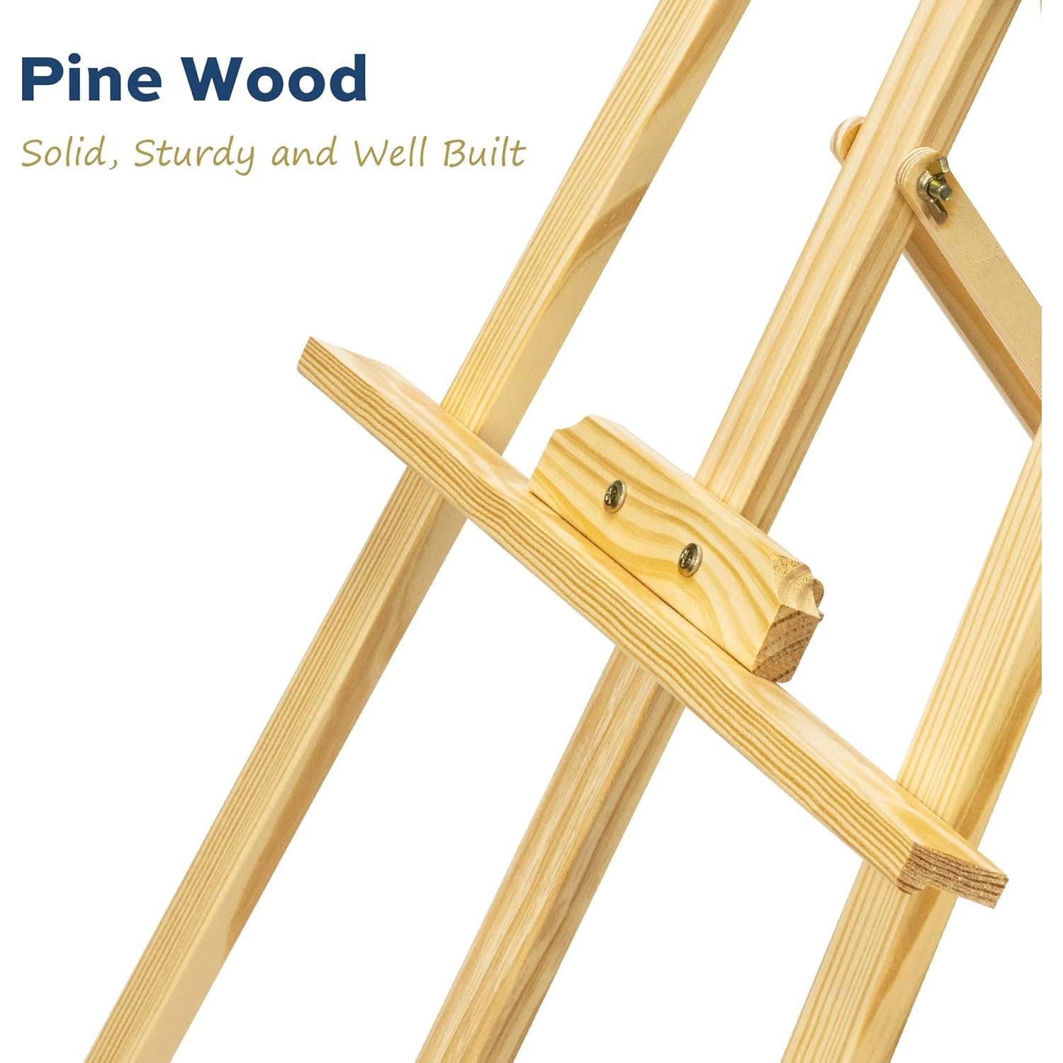 Caballete de Madera Plegable finenolo 137 cm Ajustable para Artistas