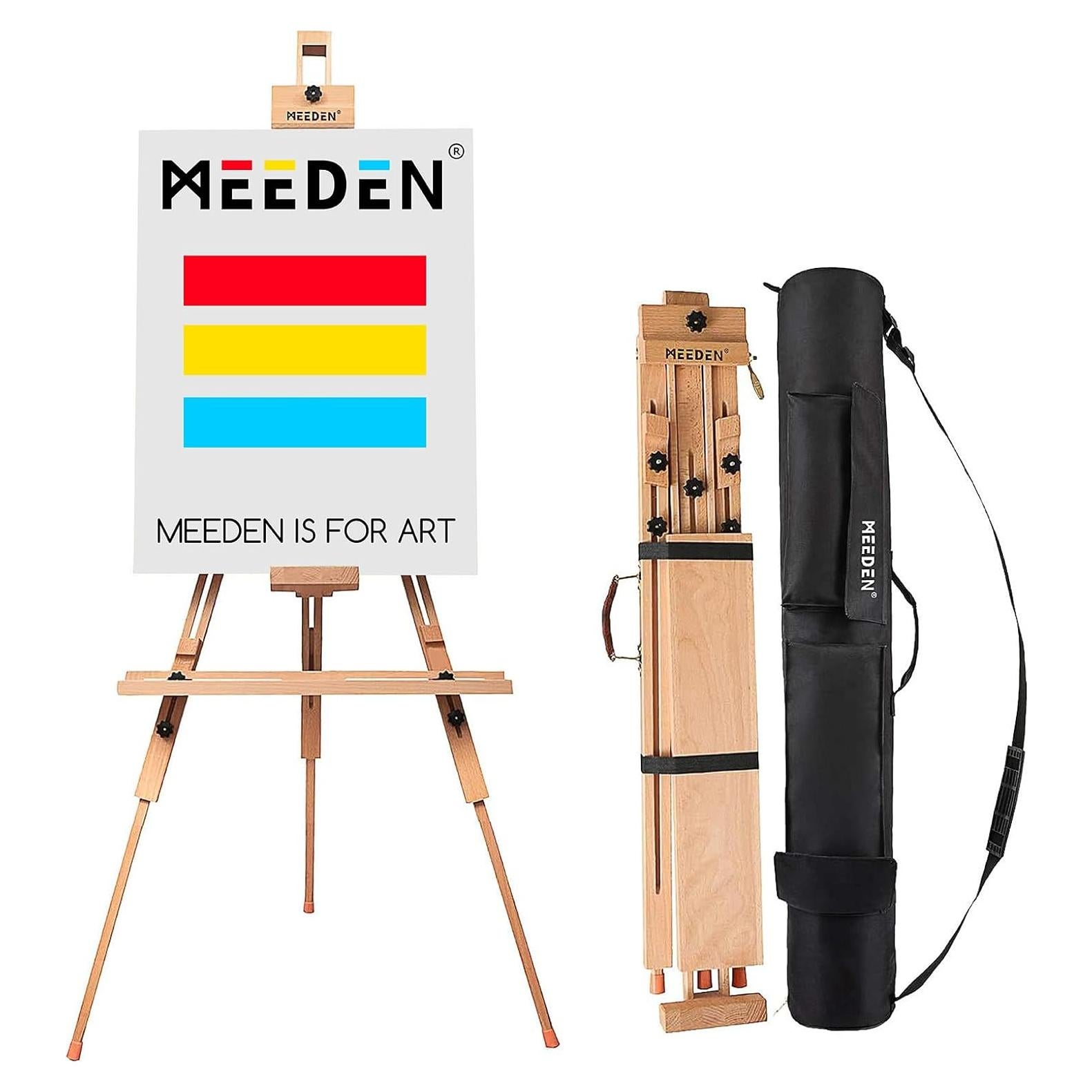 Caballete de Pintura de Campo MEEDEN Madera de Haya 191.77 cm