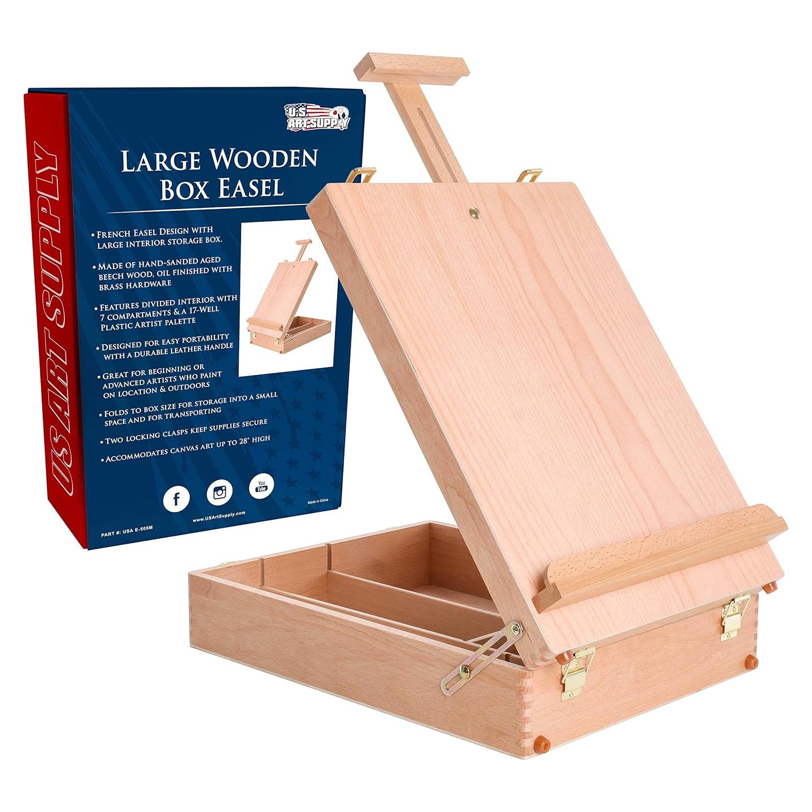 Caballete de Mesa Ajustable Suministro de Arte Newport 71 cm