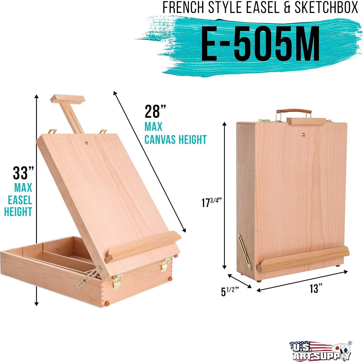 Caballete de Mesa Ajustable Suministro de Arte Newport 71 cm