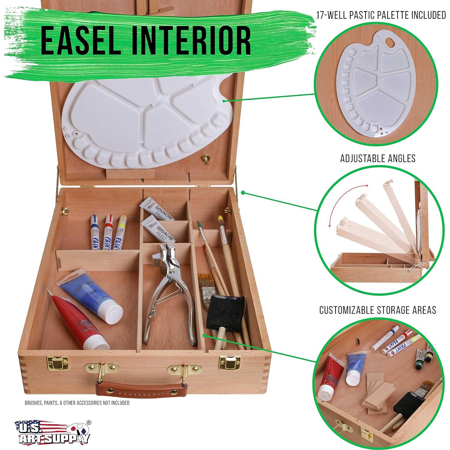 Caballete de Mesa Ajustable Suministro de Arte Newport 71 cm