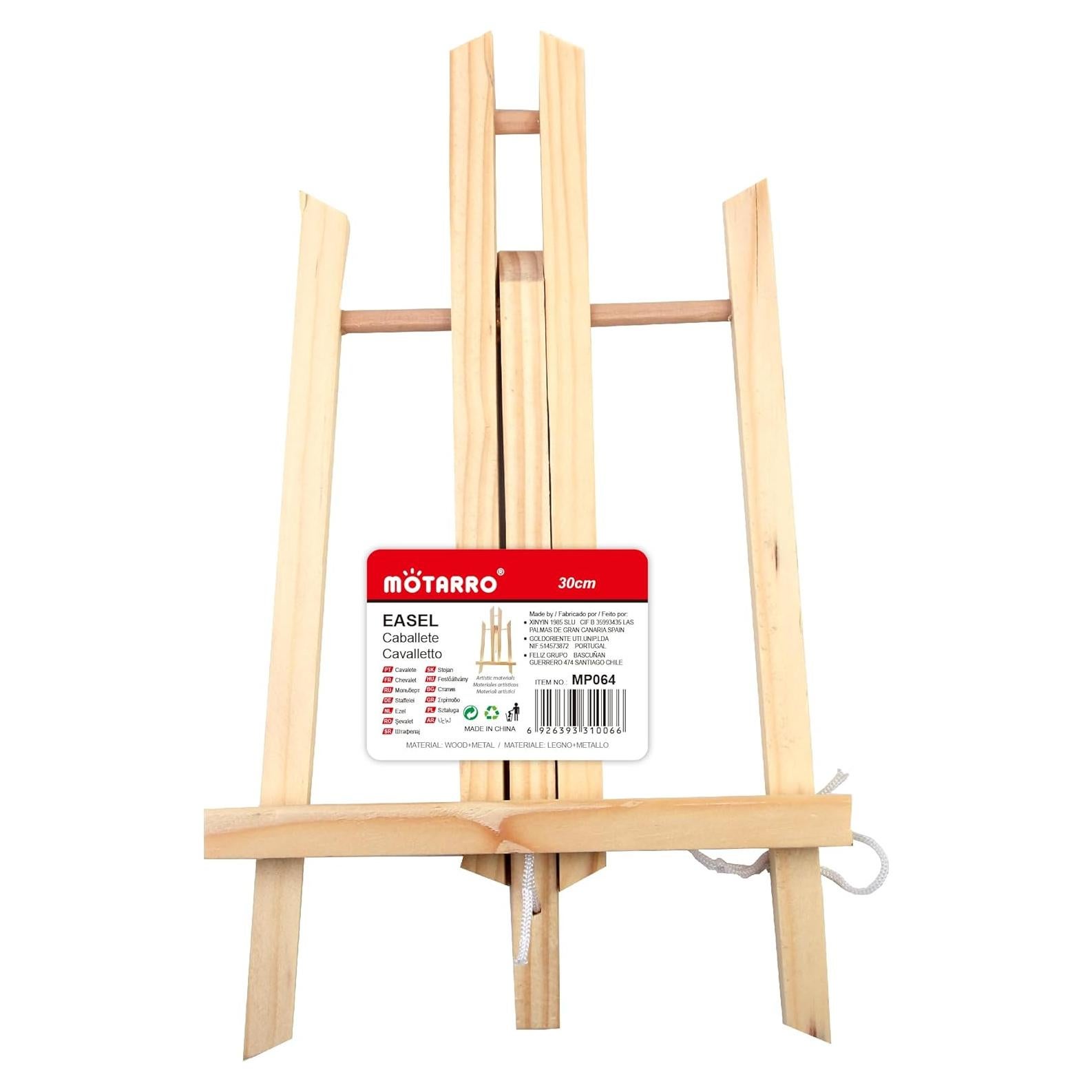 Caballete A Frame de Madera Haya MOTARRO 11" Plegable