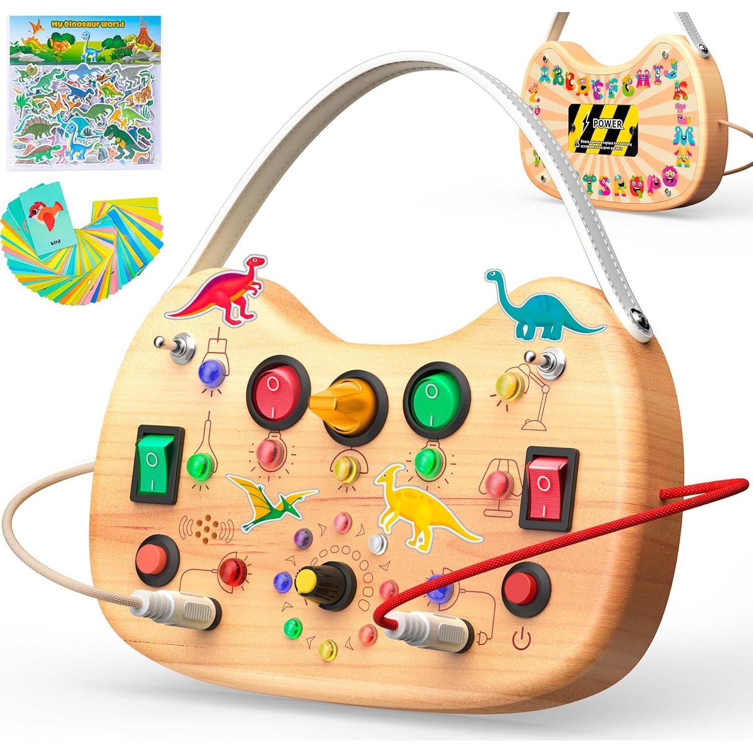 Tablero Ocupado de Madera UdoUto con Luz LED y Sellos