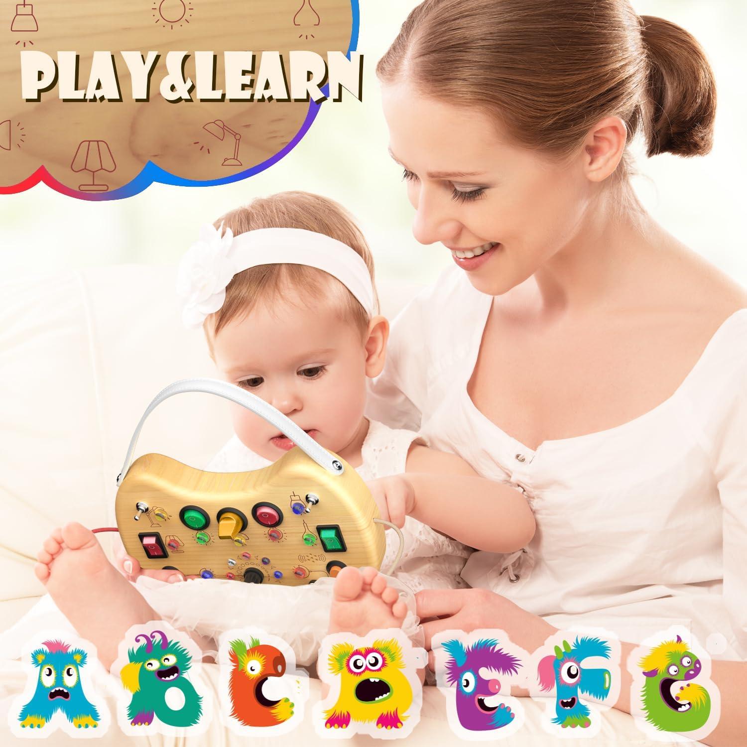 Tablero Ocupado de Madera UdoUto con Luz LED y Sellos