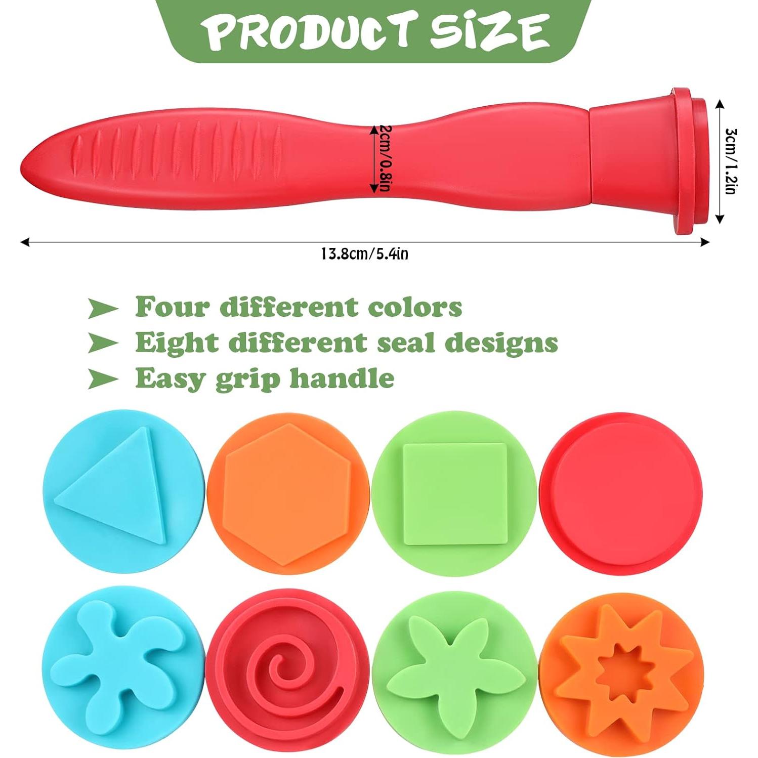 Set de 8 Sellos Geométricos Aoriher para Manualidades 2+