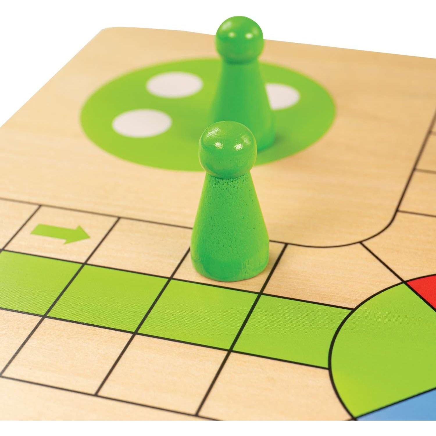 Juego de Ludo Tradicional Bigjigs Toys - 4 Jugadores - Madera
