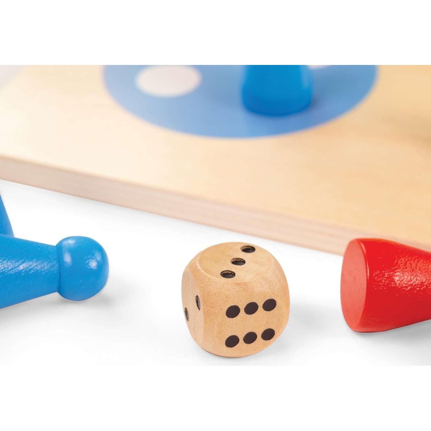 Juego de Ludo Tradicional Bigjigs Toys - 4 Jugadores - Madera