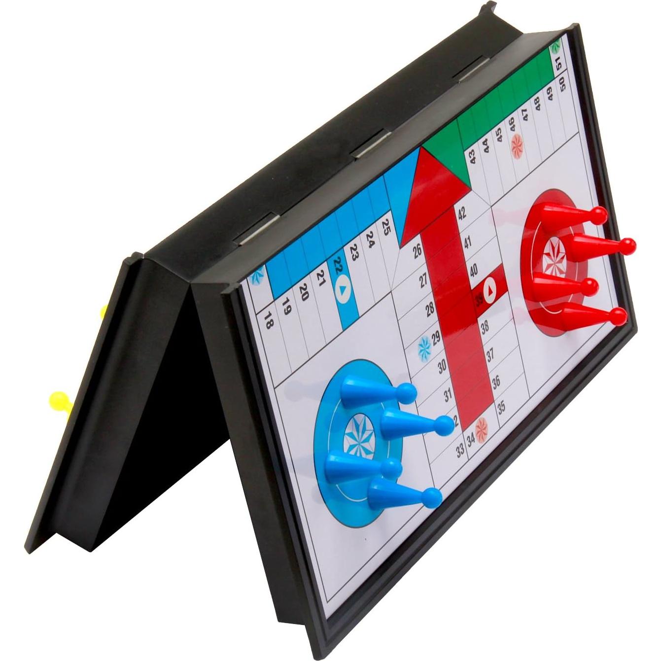 Juego de Ludo Magnético Amerous 24.5x12.3 cm Plegable