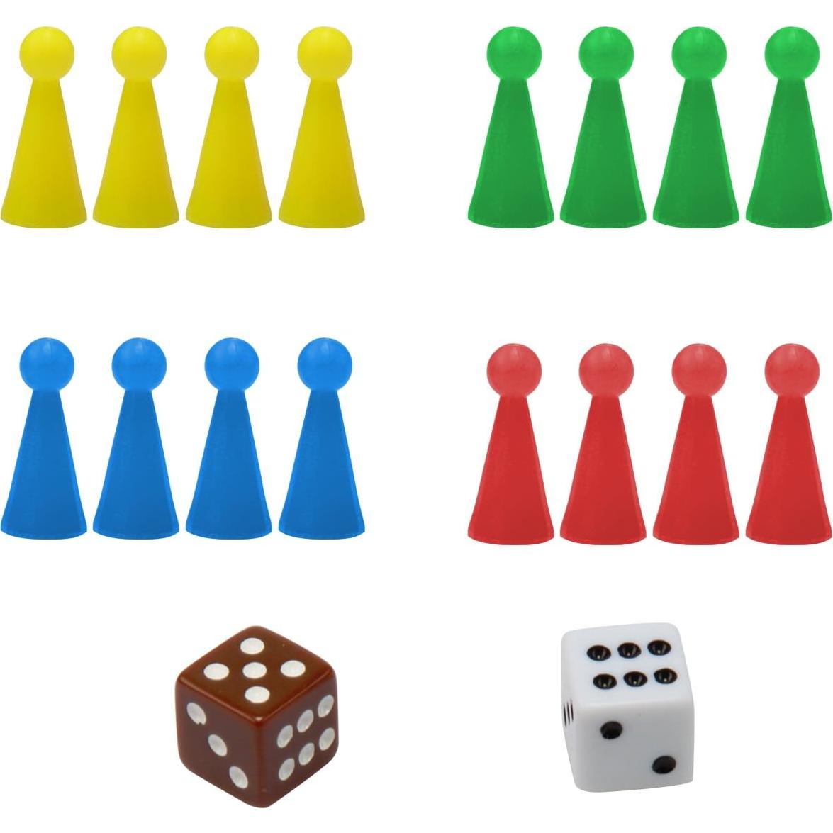 Juego de Ludo Magnético Amerous 24.5x12.3 cm Plegable