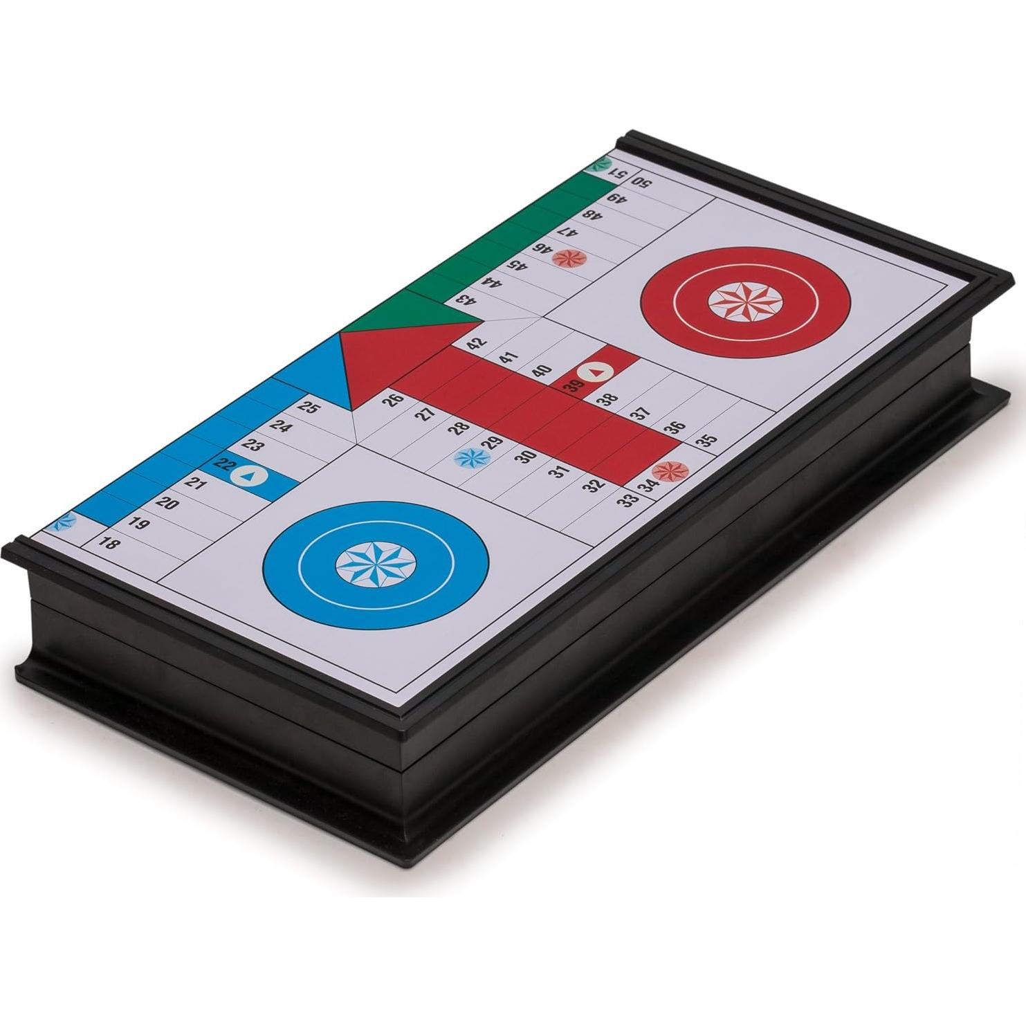 Juego de Viaje Ludo Magnético Importaciones Montaña Amarilla 24.8cm