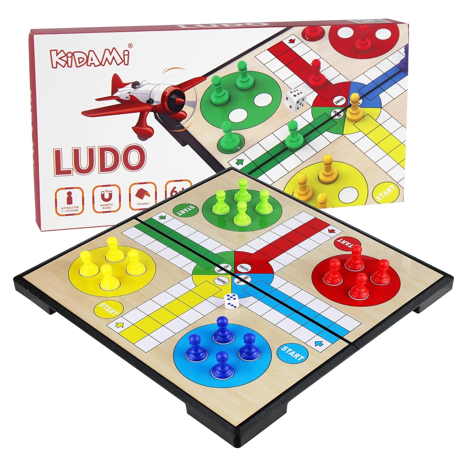 Juego de Mesa Magnético Ludo KIDAMI 28.4x28.4 cm