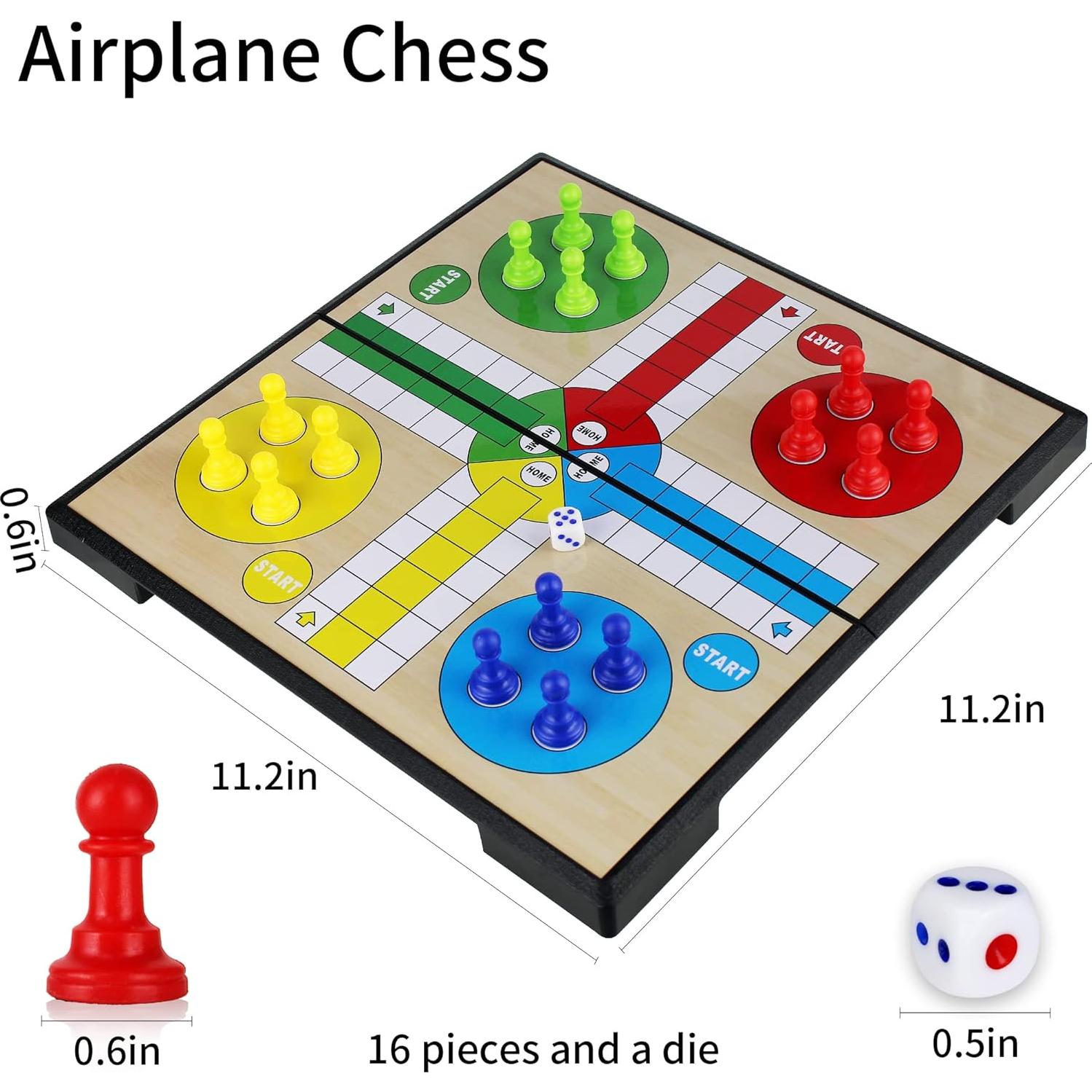 Juego de Mesa Magnético Ludo KIDAMI 28.4x28.4 cm