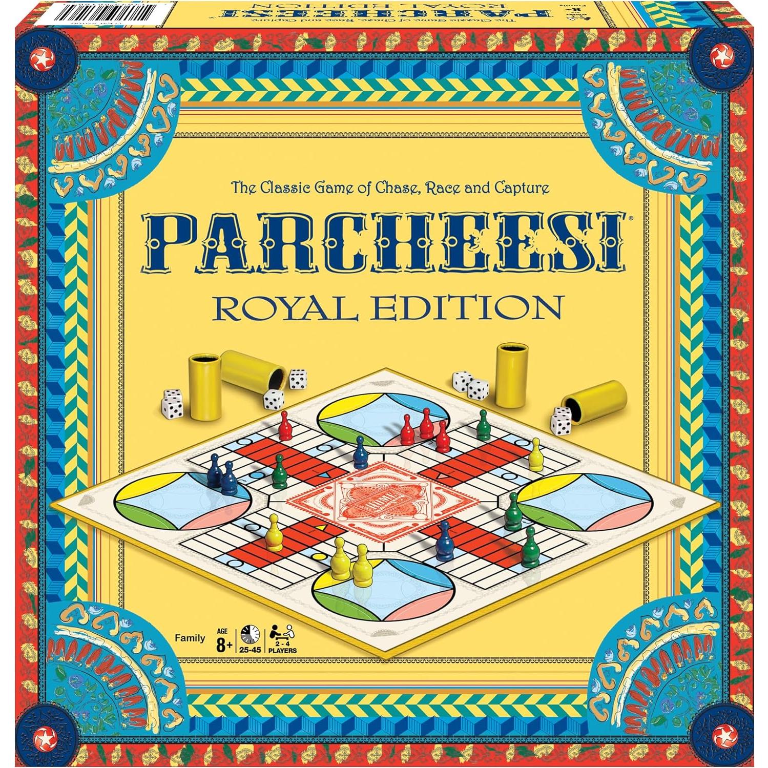 Juego de Mesa Parcheesi Edición Real Winning Moves 2-4 Jugadores