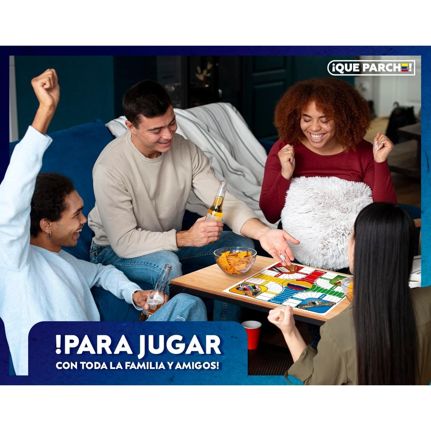 Juego de Mesa Parques Colombiano Golden Gate para 2-4 Jugadores