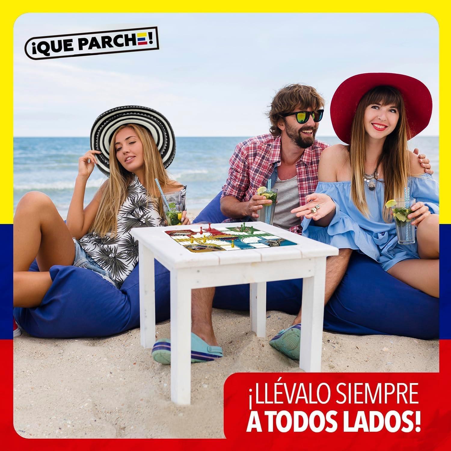 Juego de Mesa Parques Colombiano Golden Gate para 2-4 Jugadores