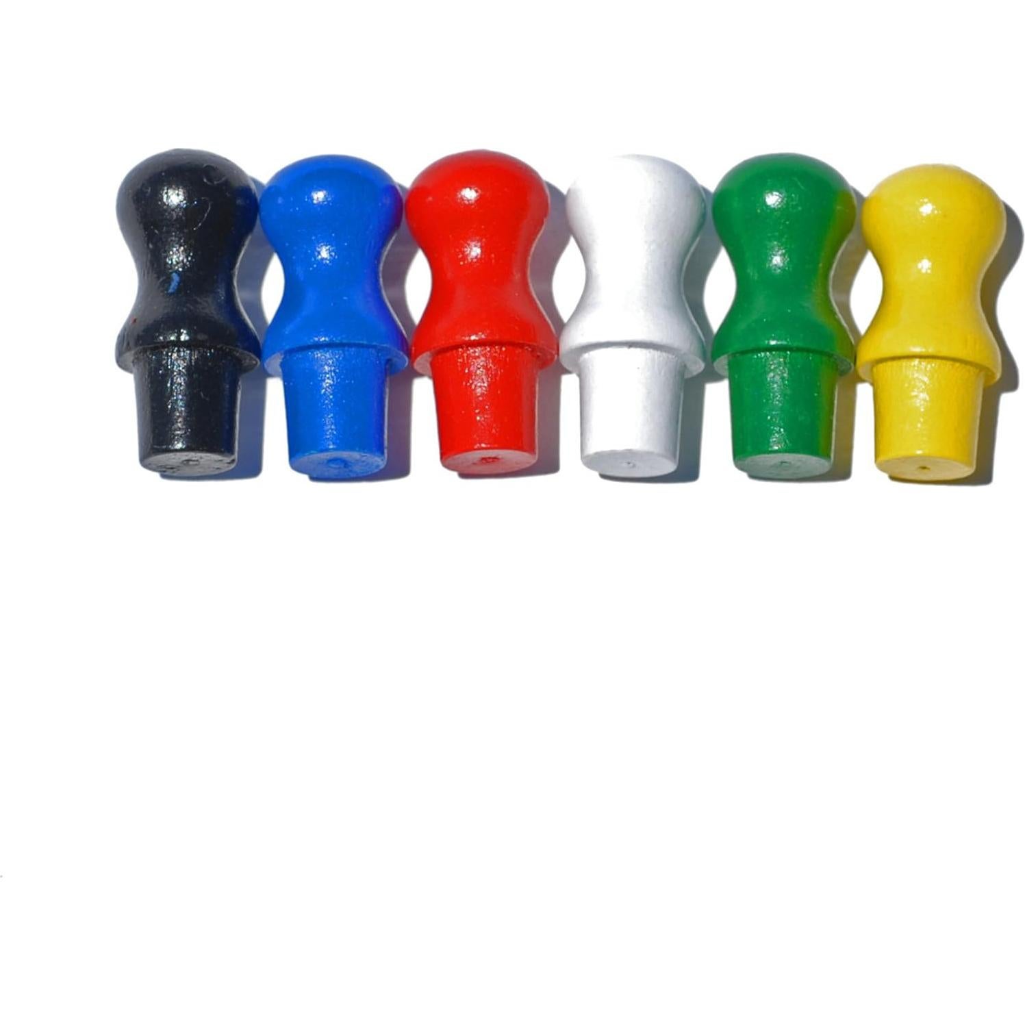 Pernos de Madera de Repuesto WE Games para Damas Chinas - 60 Piezas