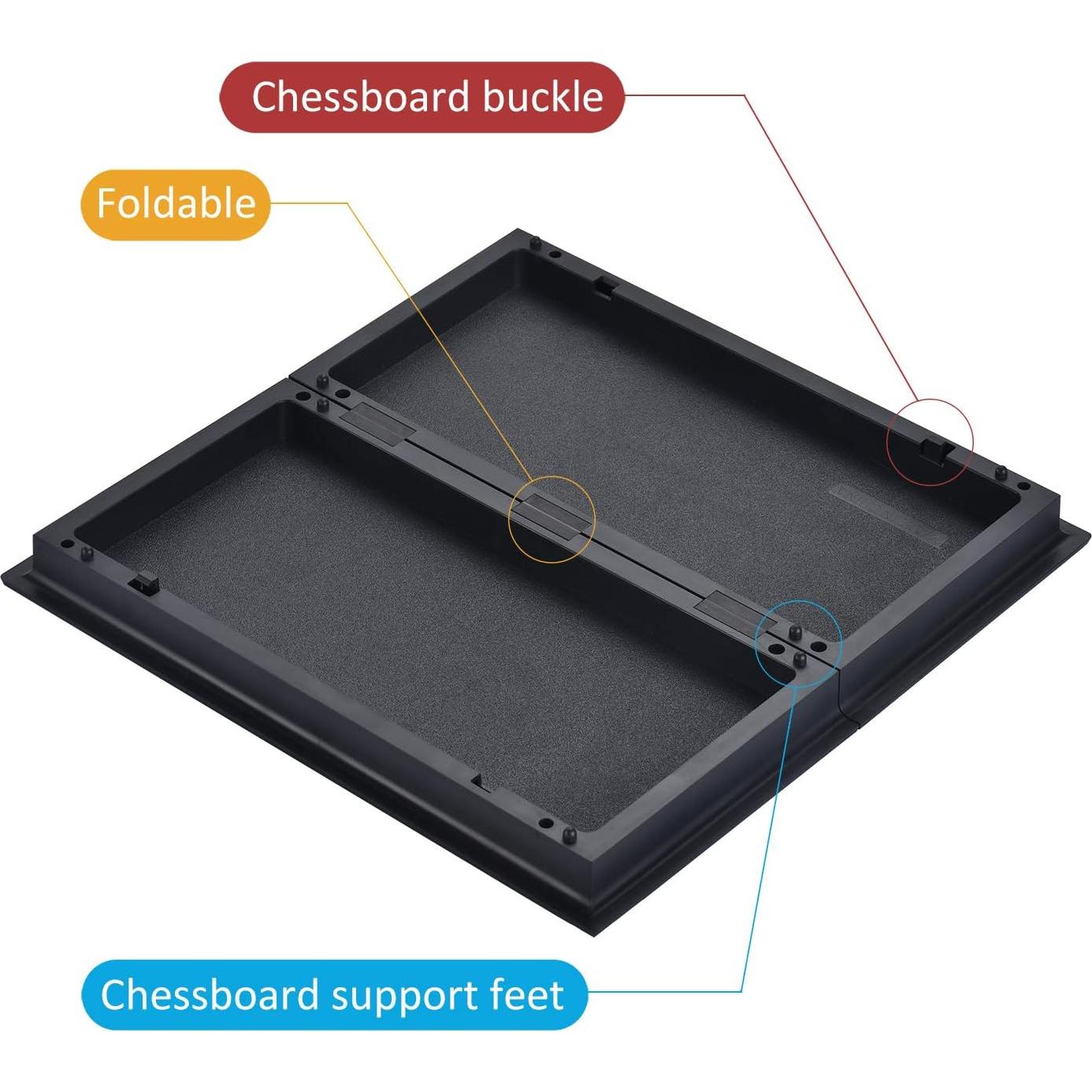 Juego de Mesa Ludo Magnético QuadPro Plegable 25 cm Viaje