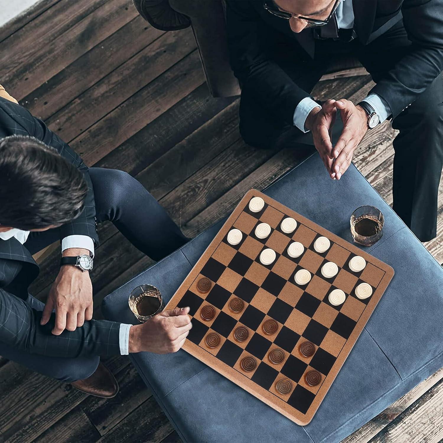 Juego de Ajedrez Magnético de Madera GOTHINK 38x38cm Plegable