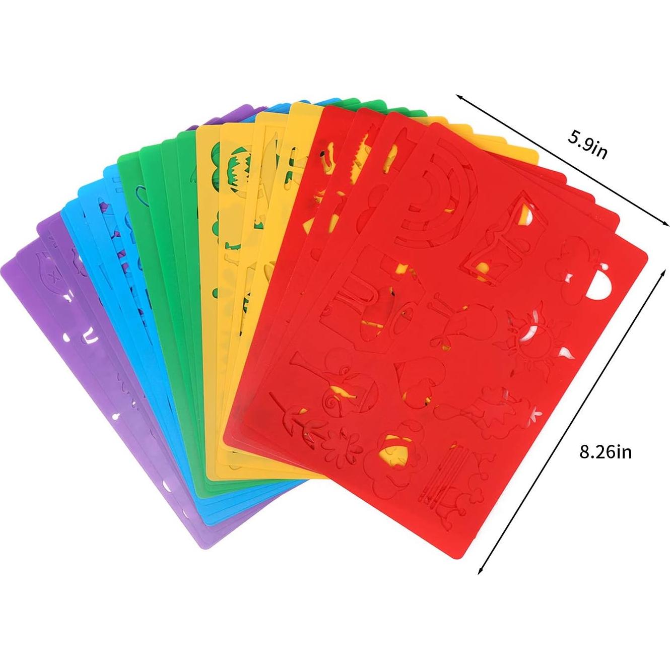 Kit de Plantillas de Dibujo DIYASY 20 Pcs para Niños