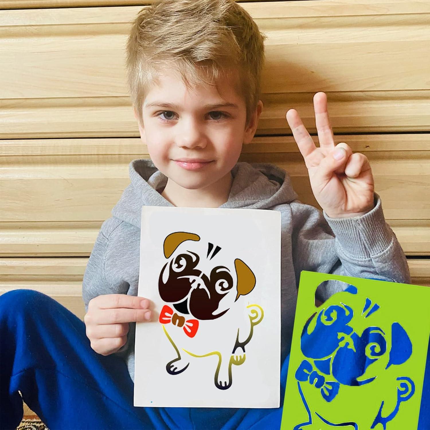 Set de 30 Plantillas de Dibujo LanMa para Niños - 400 Imágenes