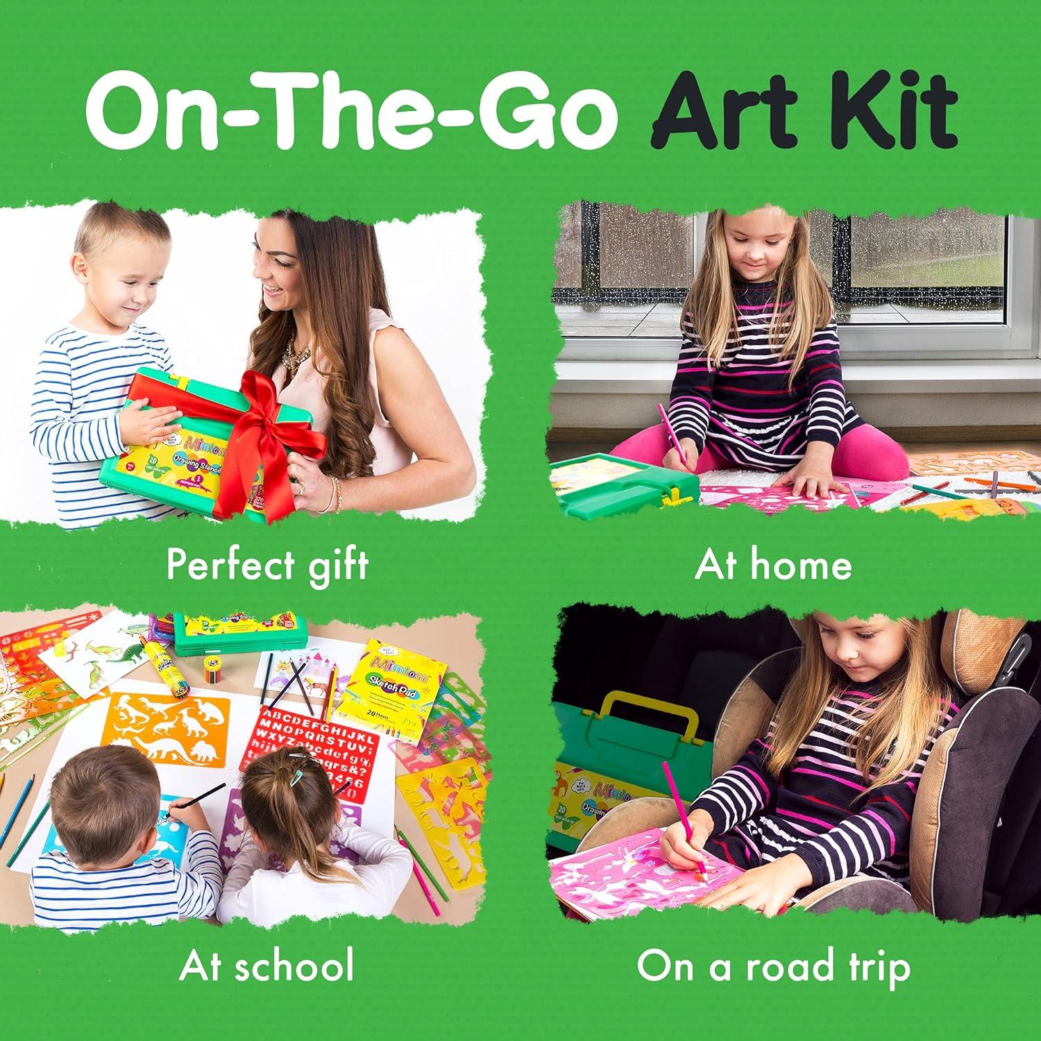 Kit de Plantillas para Dibujar Mimtom - 60 Piezas para Niños