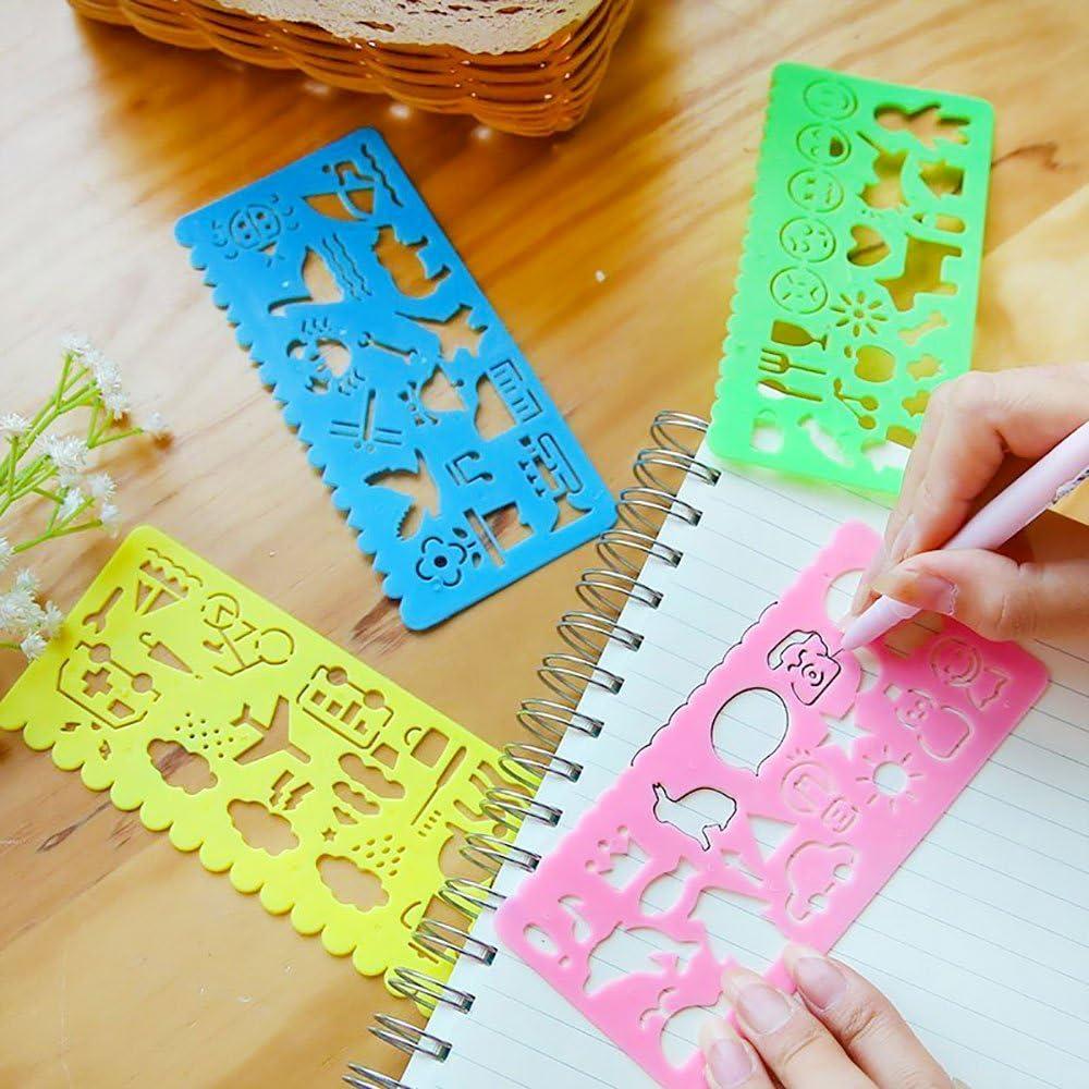 Juego de Plantillas de Dibujo STARVAST 24 Piezas para Niños