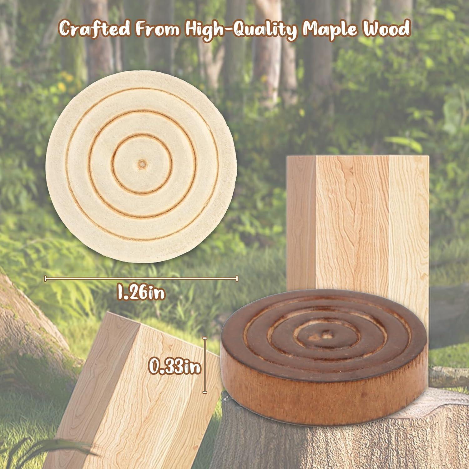 Piezas de Damas de Madera QuadPro 24 Piezas 3.2 cm con Bolsa