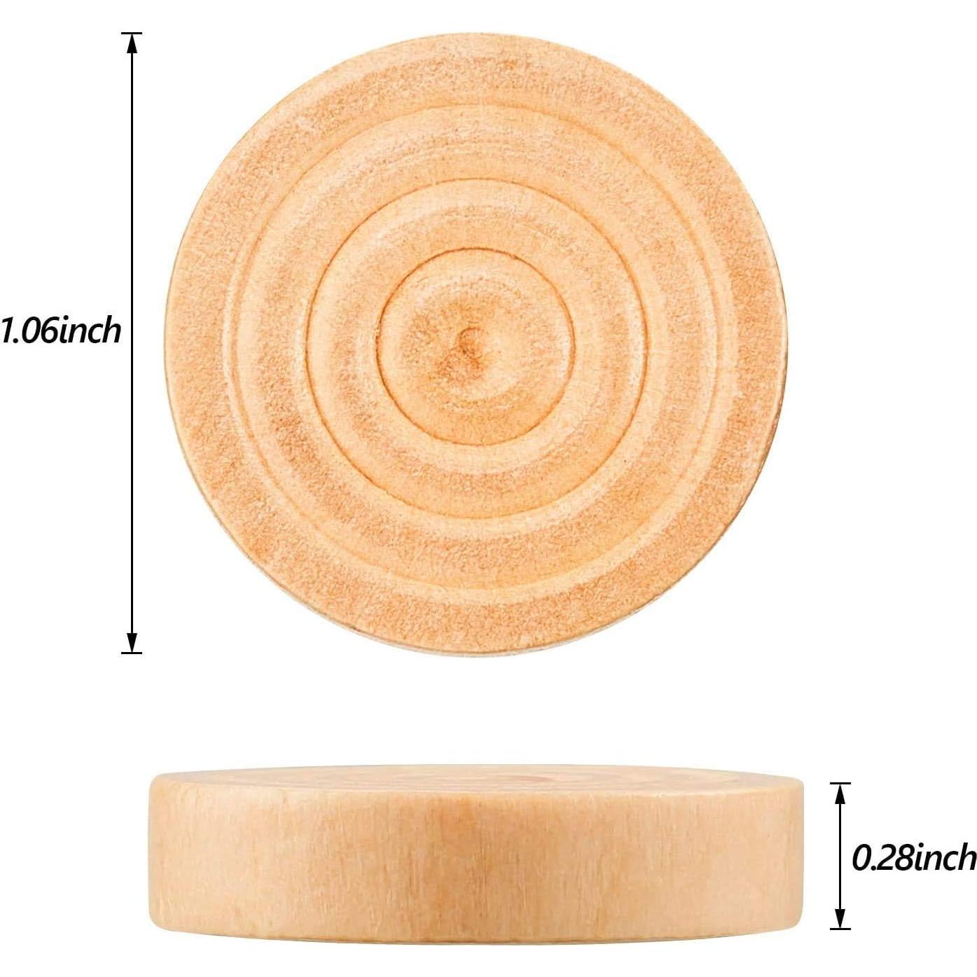 48 Piezas de Damas de Madera Gejoy 2.69 cm con Bolsa