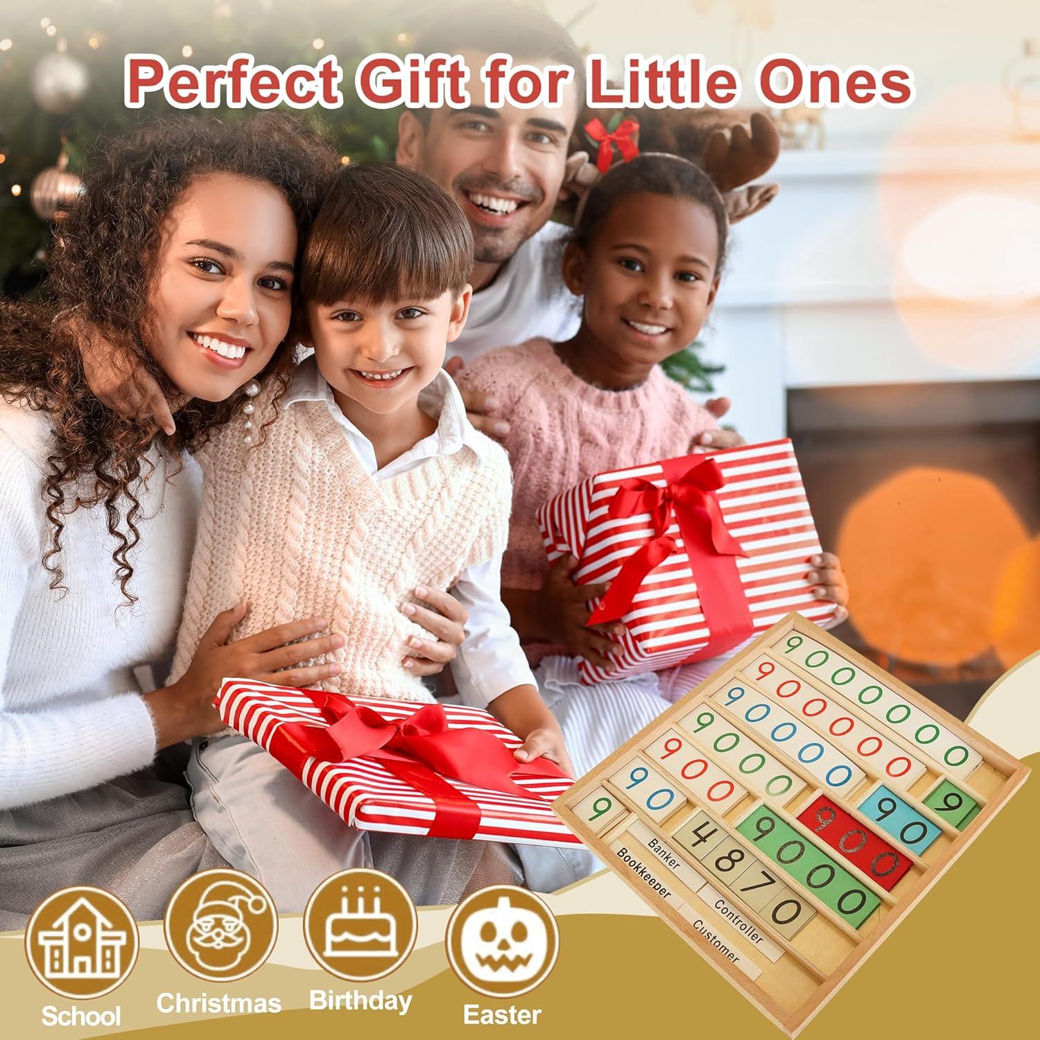 Juego del Banco Montessori Outlet para Niños 6-12 Años