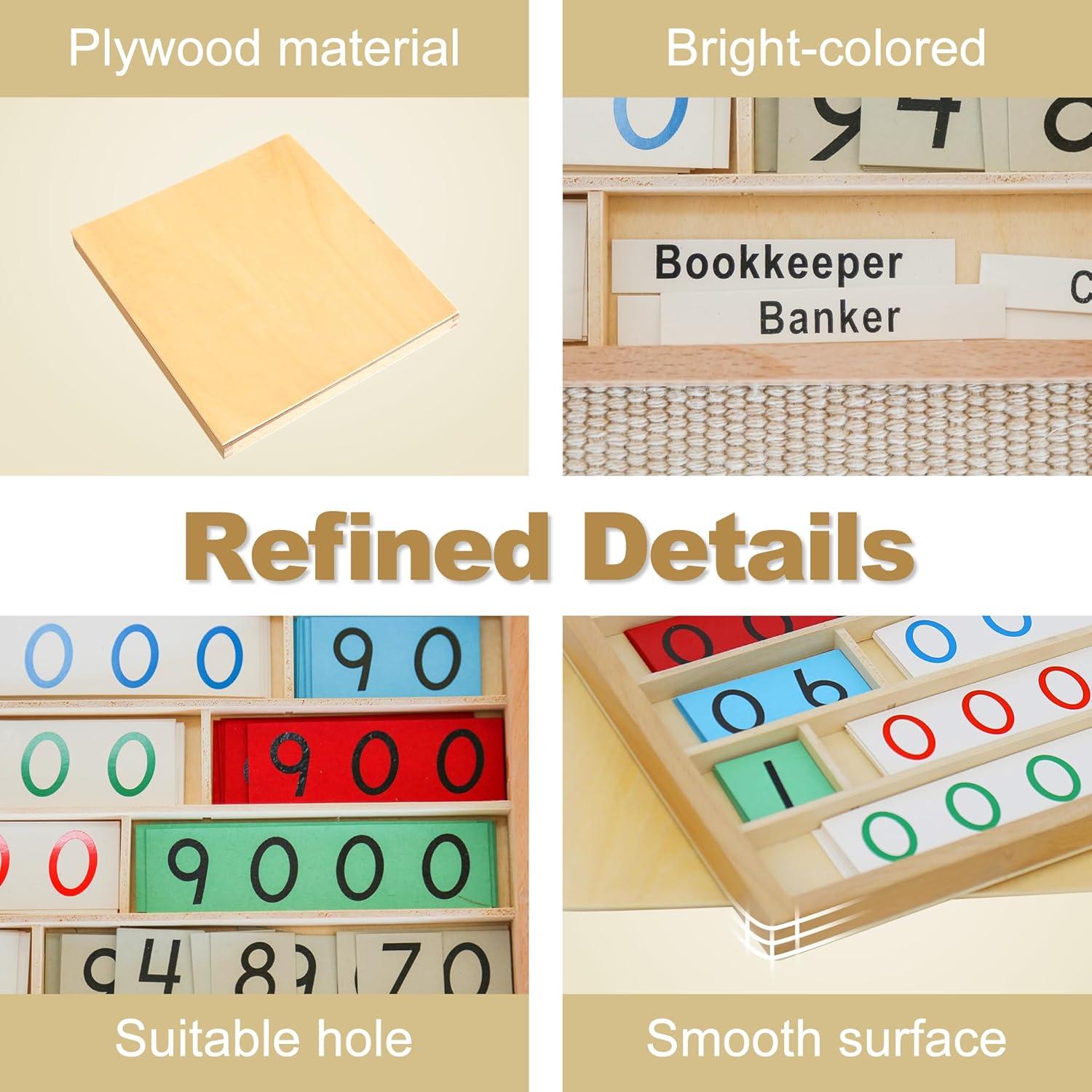 Juego del Banco Montessori Outlet para Niños 6-12 Años