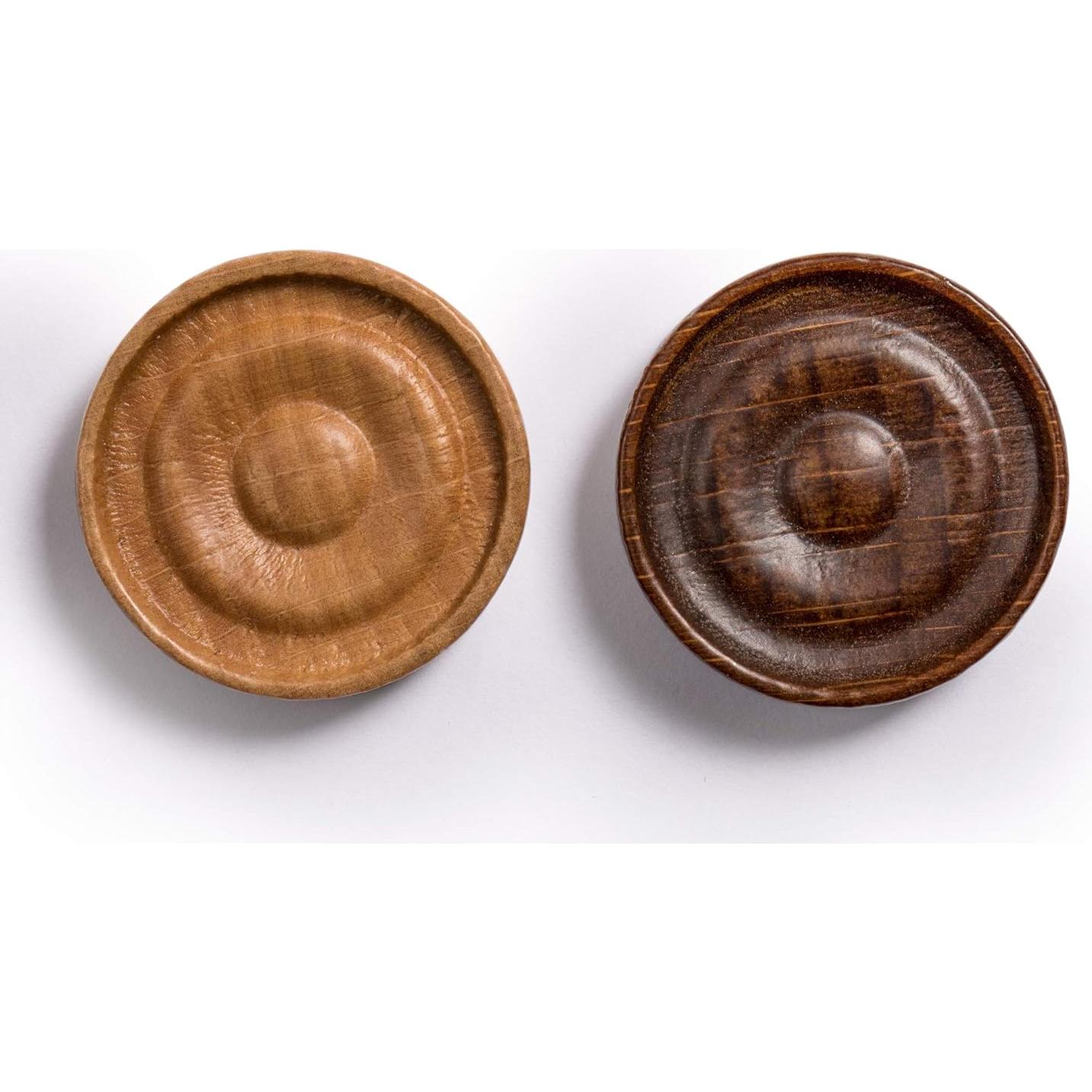 Set de Damas de Madera Estilo Italiano Yellow Mountain 40 Piezas